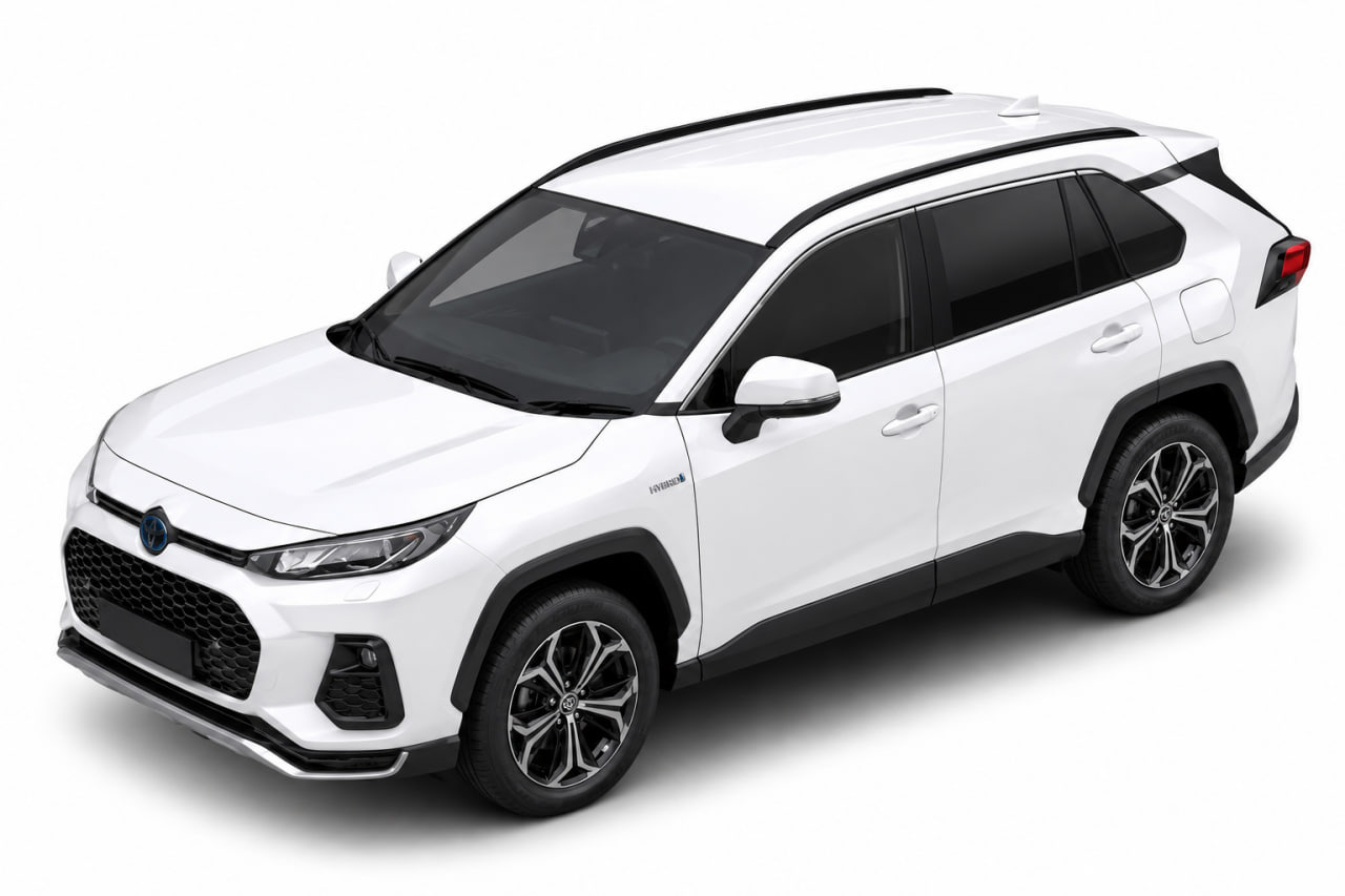 Інтегровані рейлінги чорні OEM (Алюміній, установка на клей)