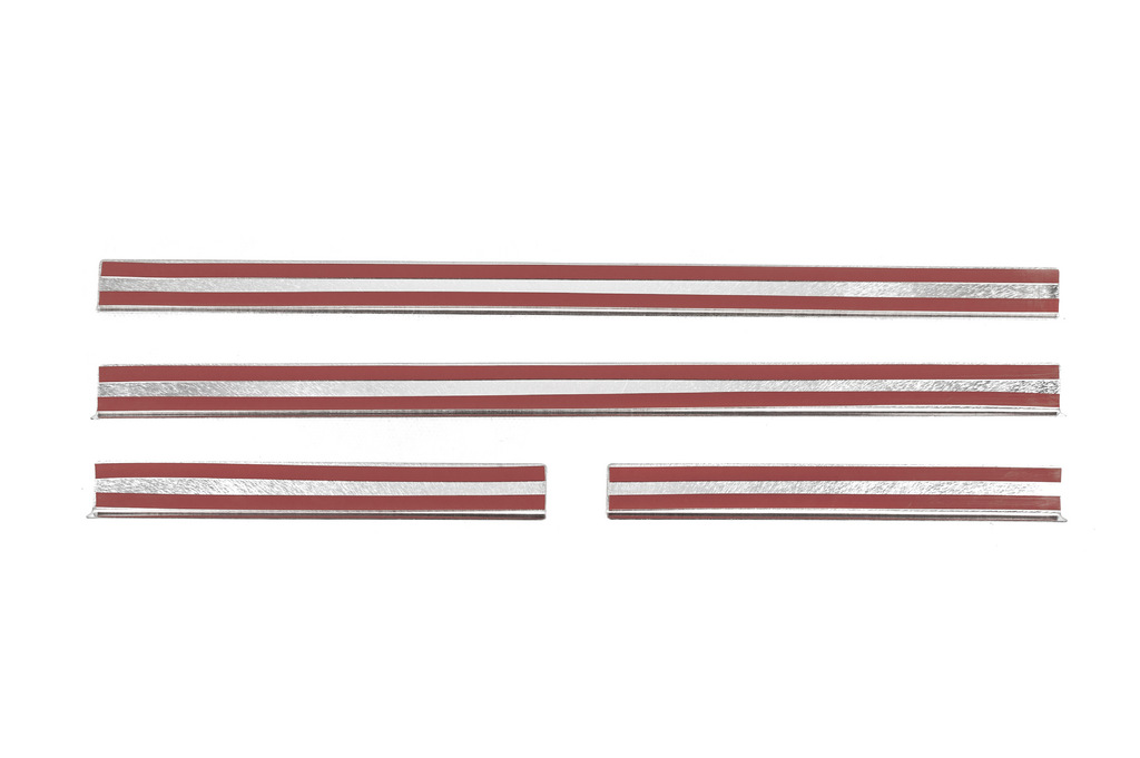 Накладки на пороги Carmos (4 шт, нерж) 3