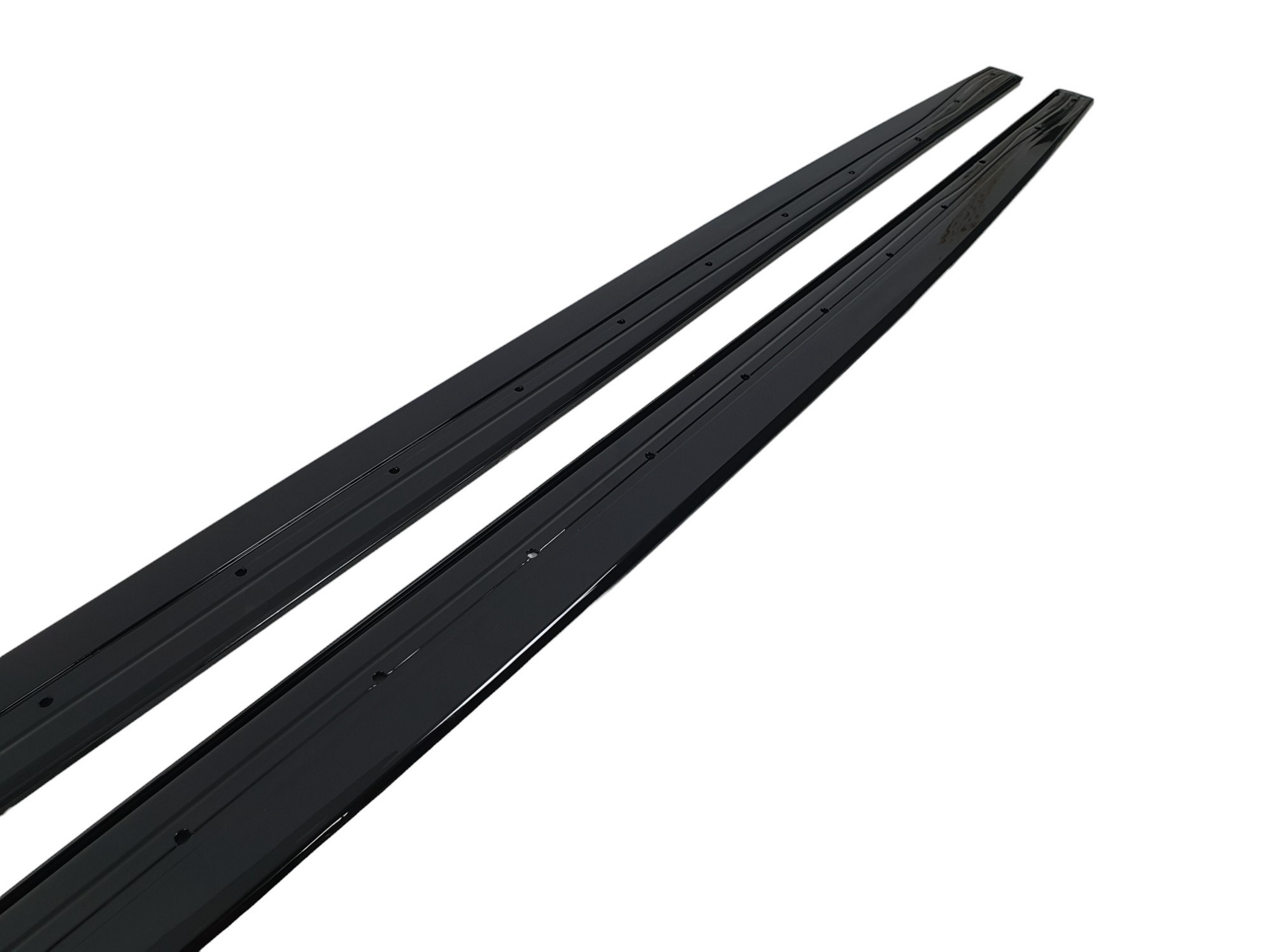 Леза на пороги Чорний глянець (M-Performance) на BMW 4 Series F32 / F33 2013-2020 року 3