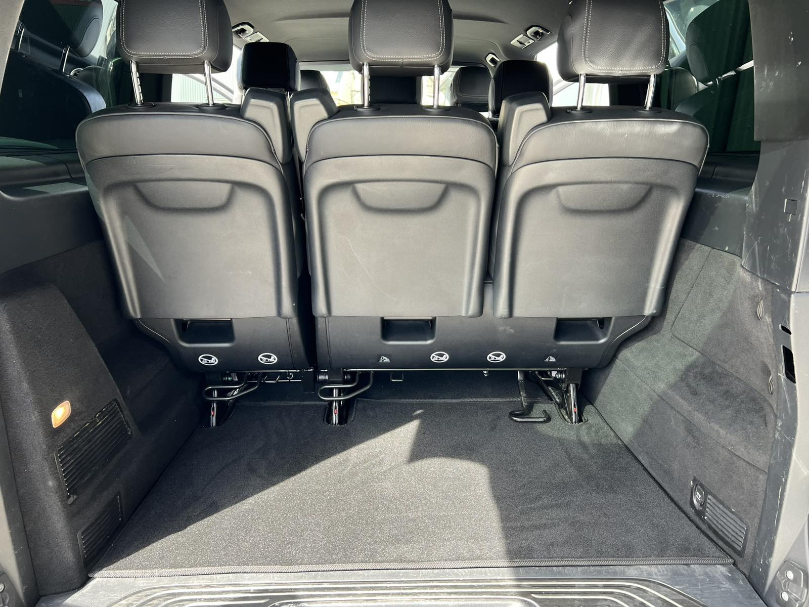 Килимки текстильні Classic V-class, ExtraLong 2 бокових (Тільки самовивіз, повний салон, Чорний) 3
