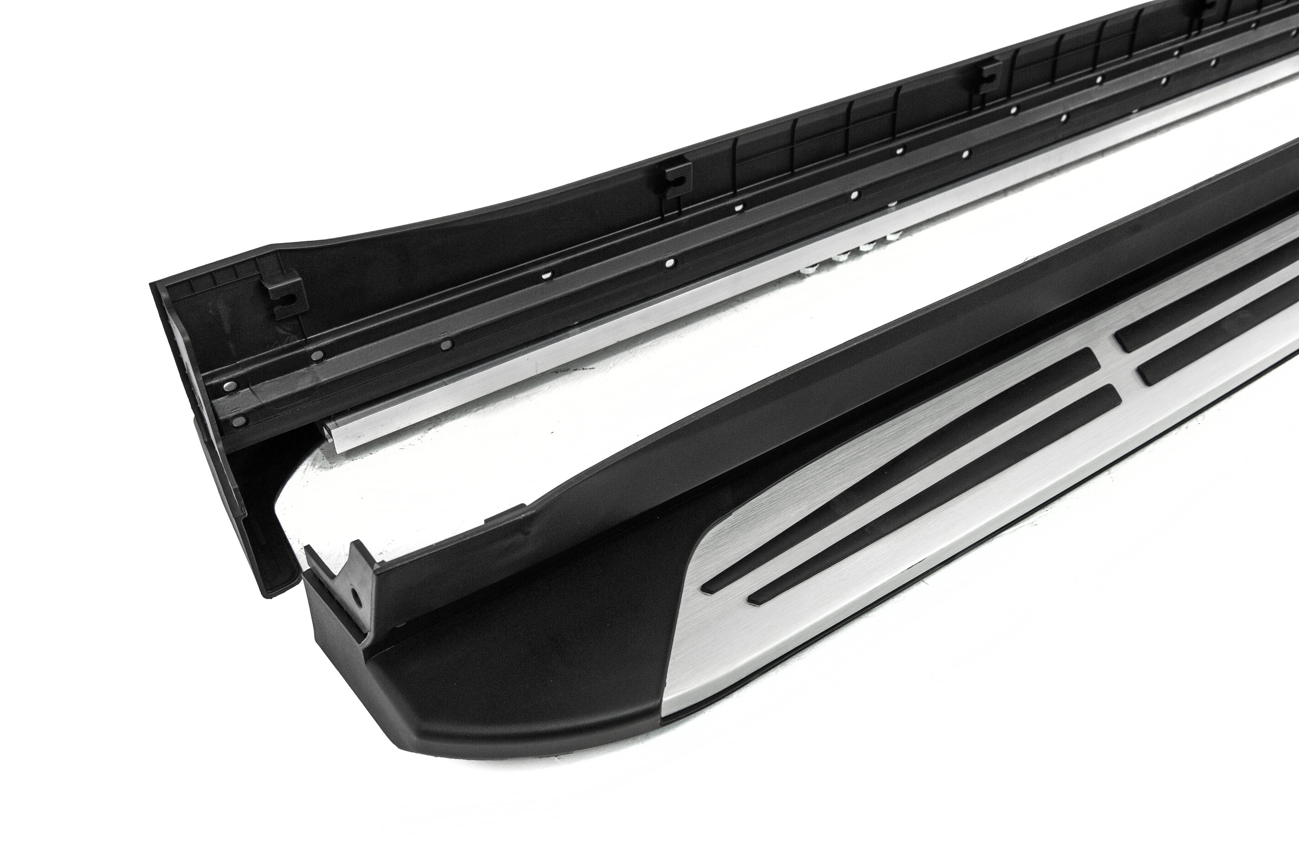 Бокові пороги OEM V2 (2 шт, алюміній + пластик) 6