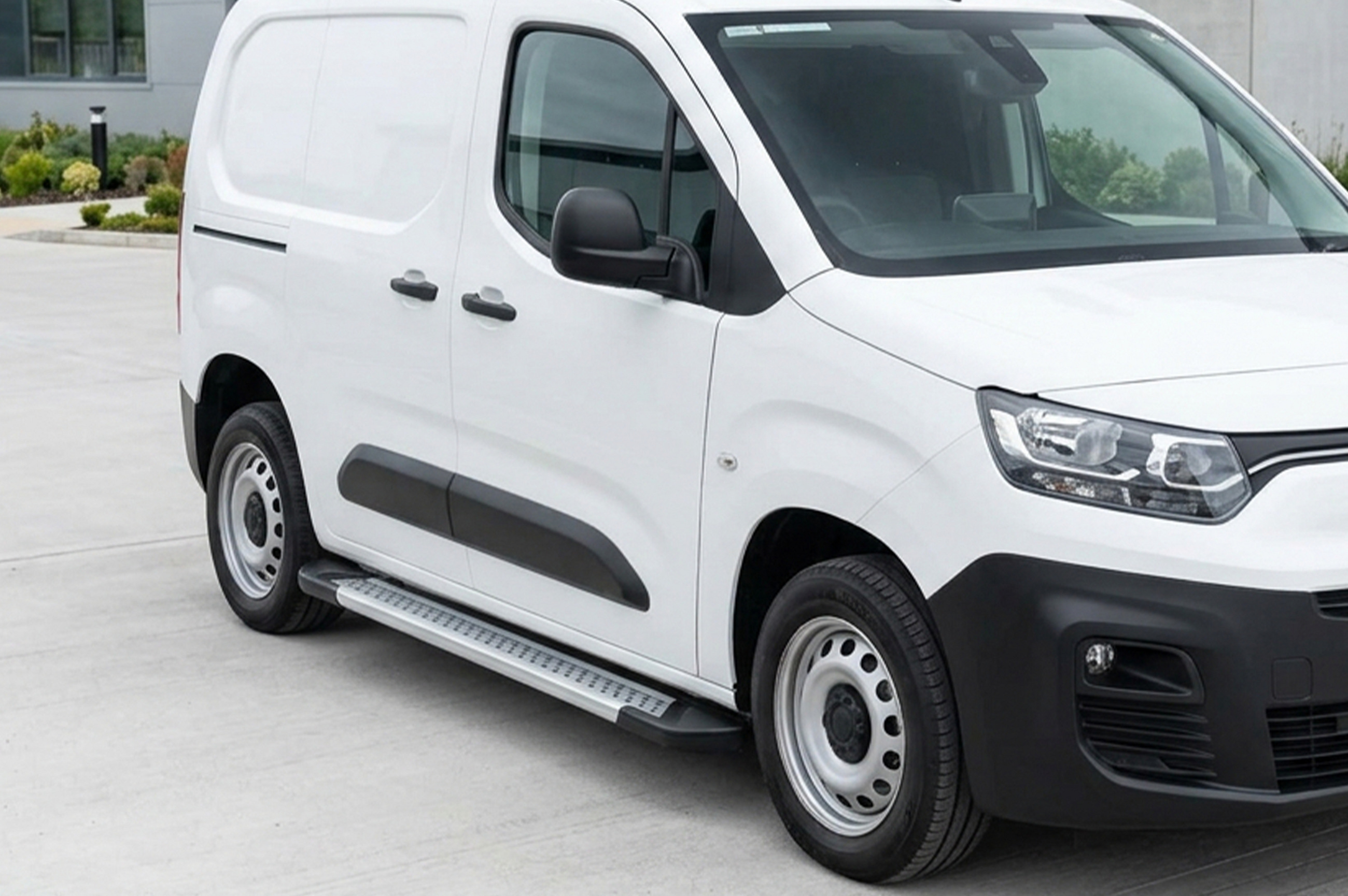 Бокові пороги New Vision Grey (2 шт., алюміній) Довга база