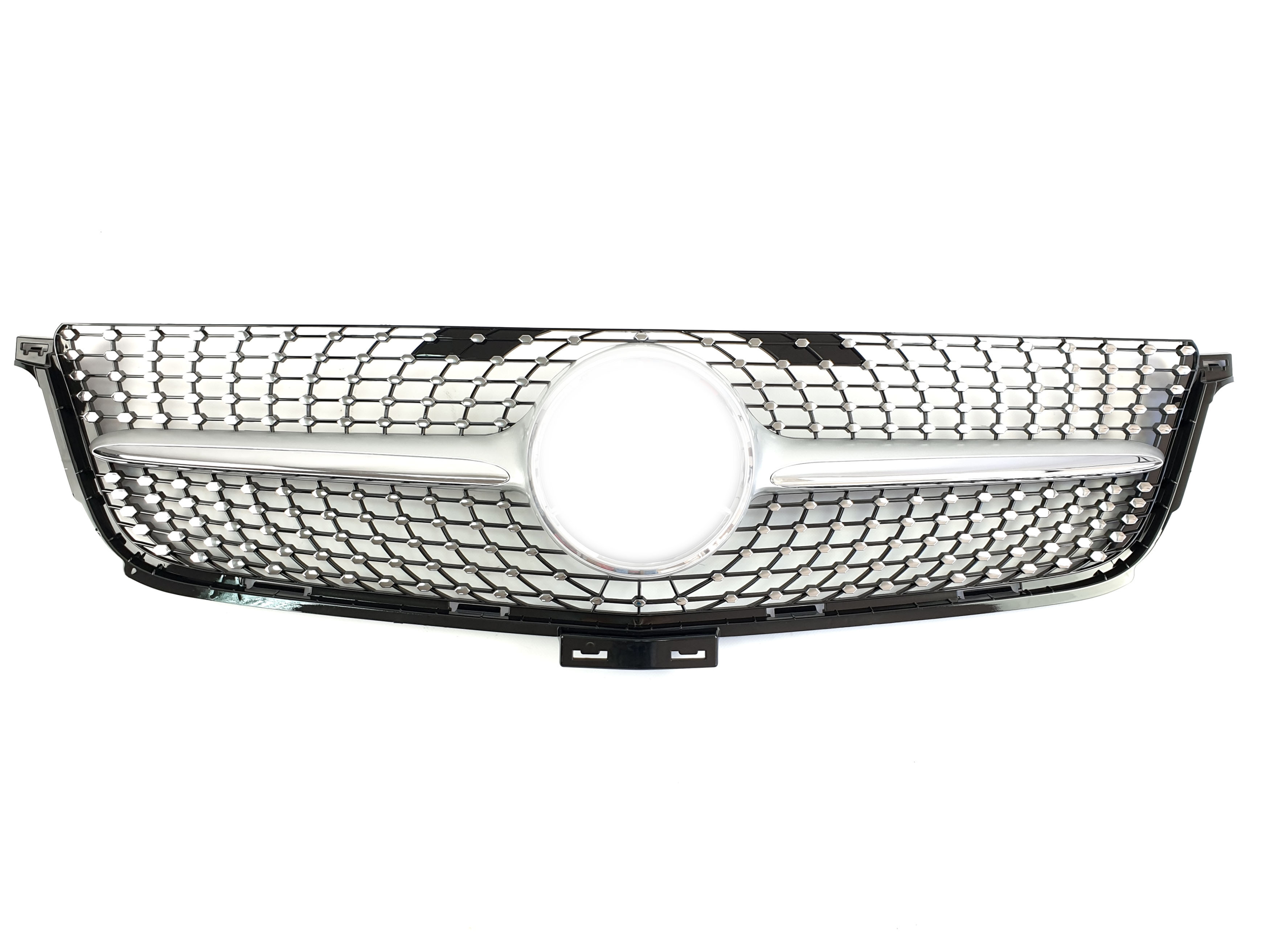 Решітка радіатора Silver Diamond на Mercedes-Benz ML-Class W166 2011-2015 року