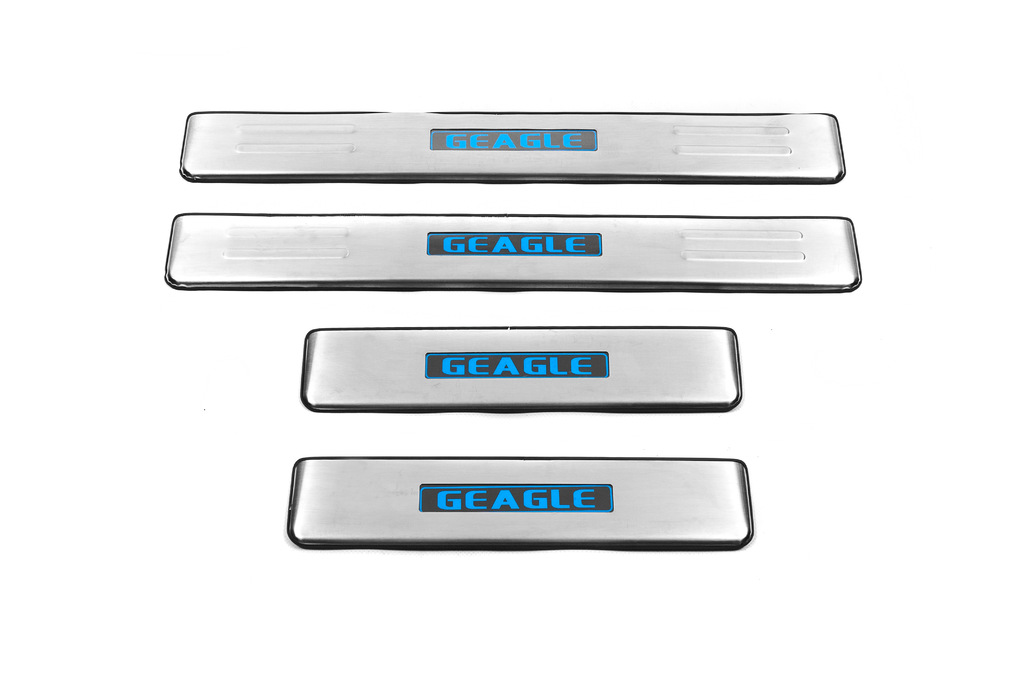 Накладки на пороги Libao LED (4 шт, нерж) 2