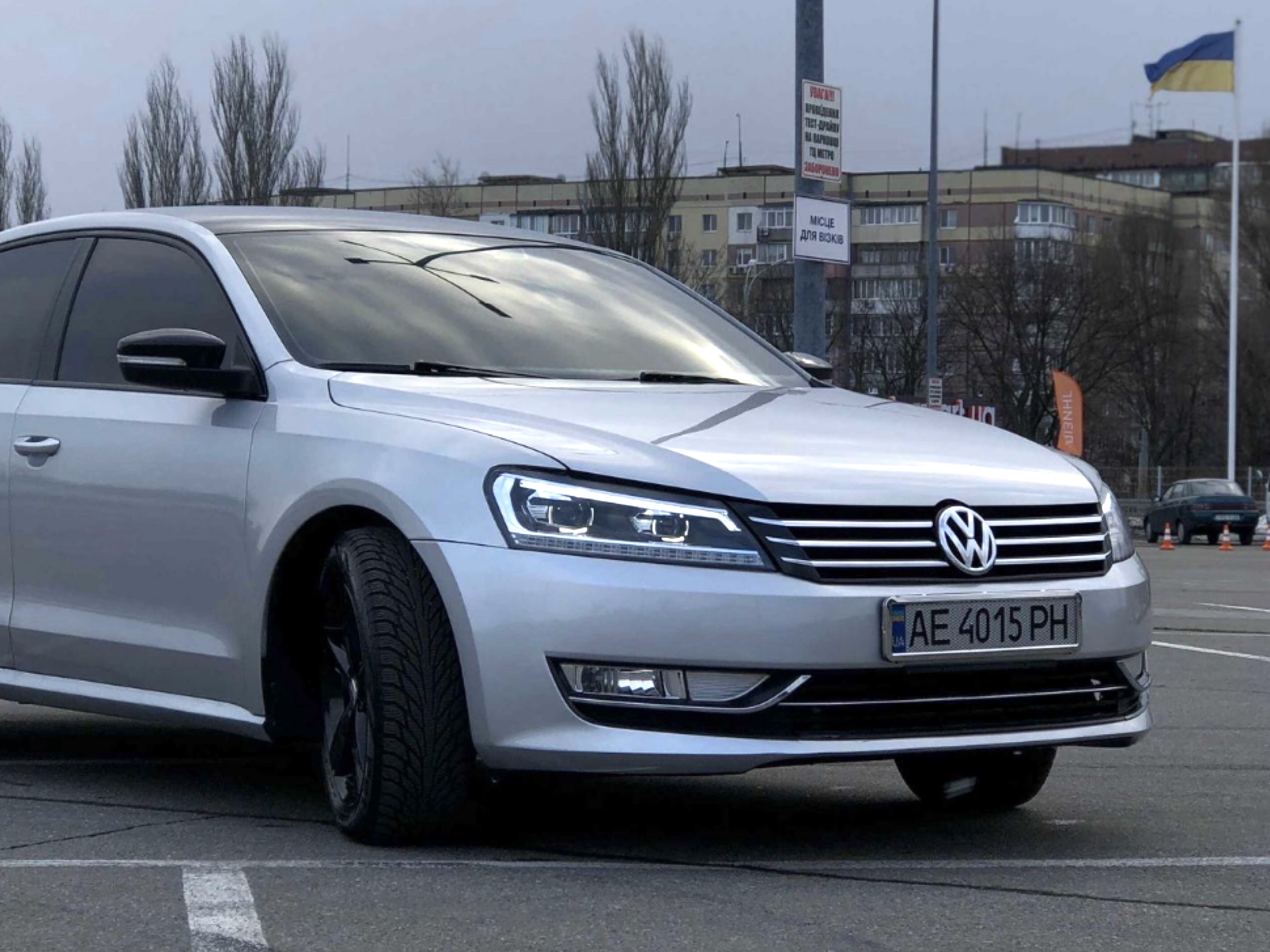 LED фари Volkswagen Passat B7 USA 2011-2015 у стилі B8 USA 4