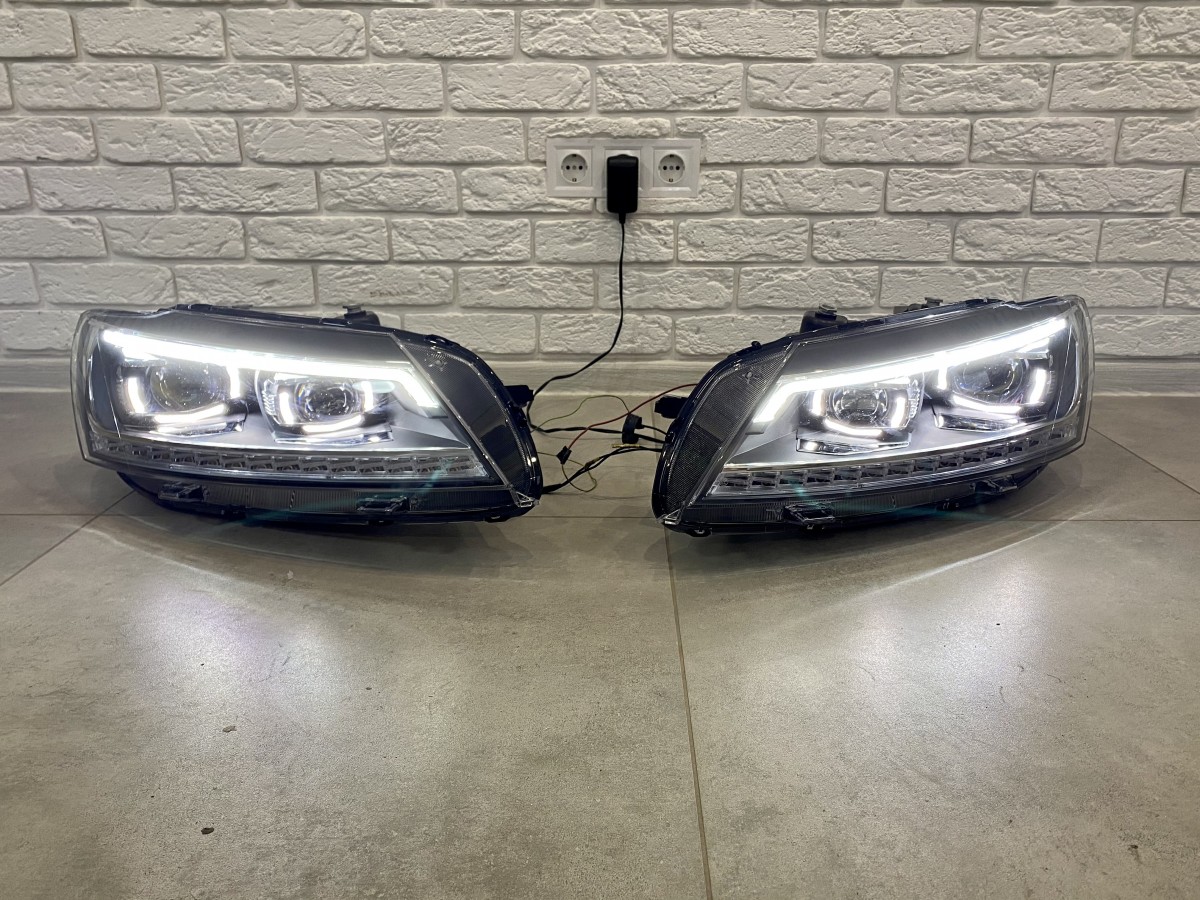 LED фари Volkswagen Passat B7 USA 2011-2015 у стилі B8 USA 5