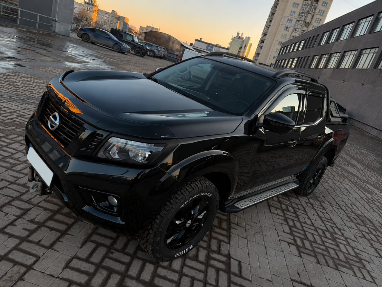 Рейлінги чорні OEM (ABS-пластик установка на клей)