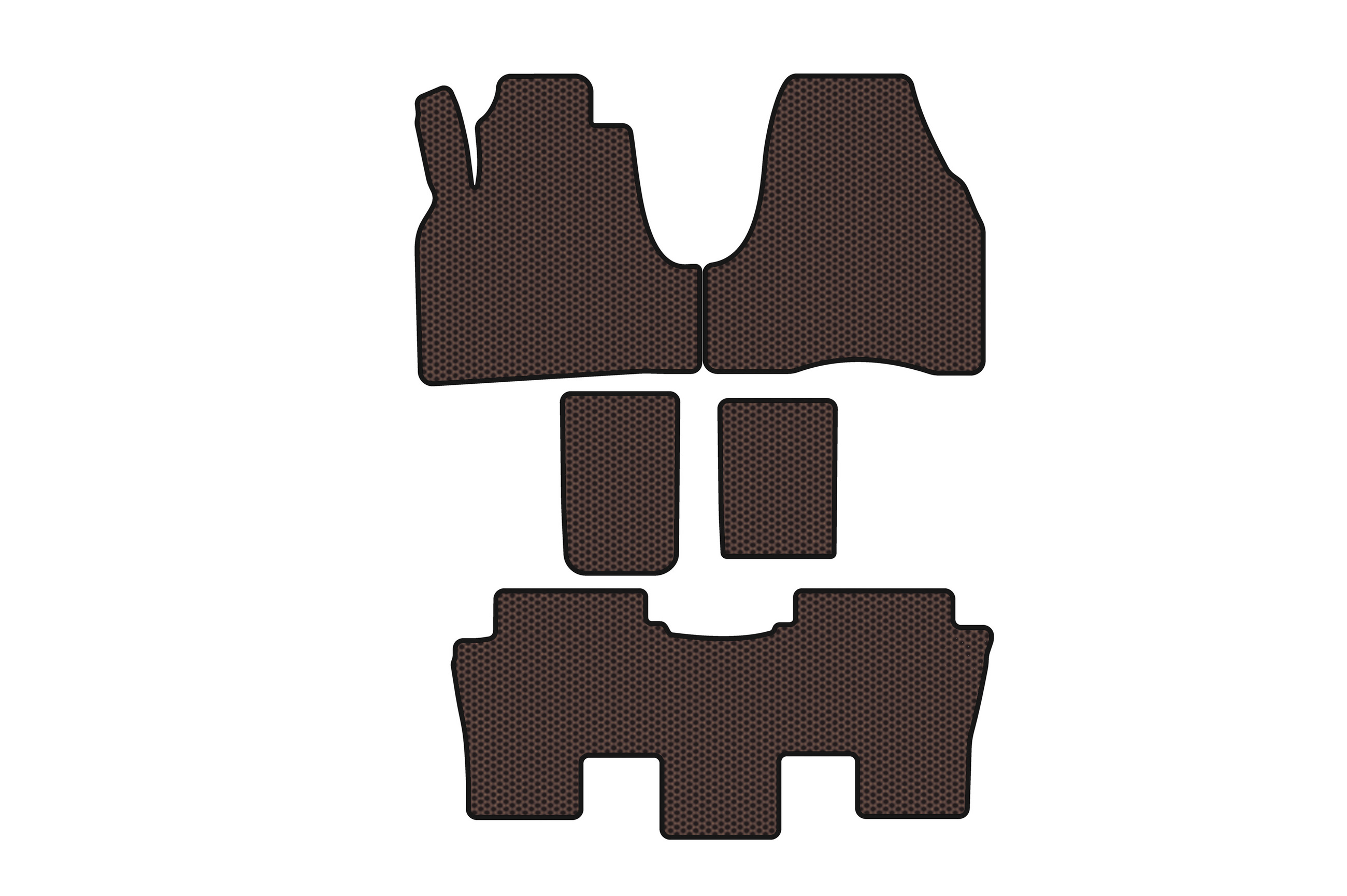 Гумові килимки Carsuit (Коричневий)