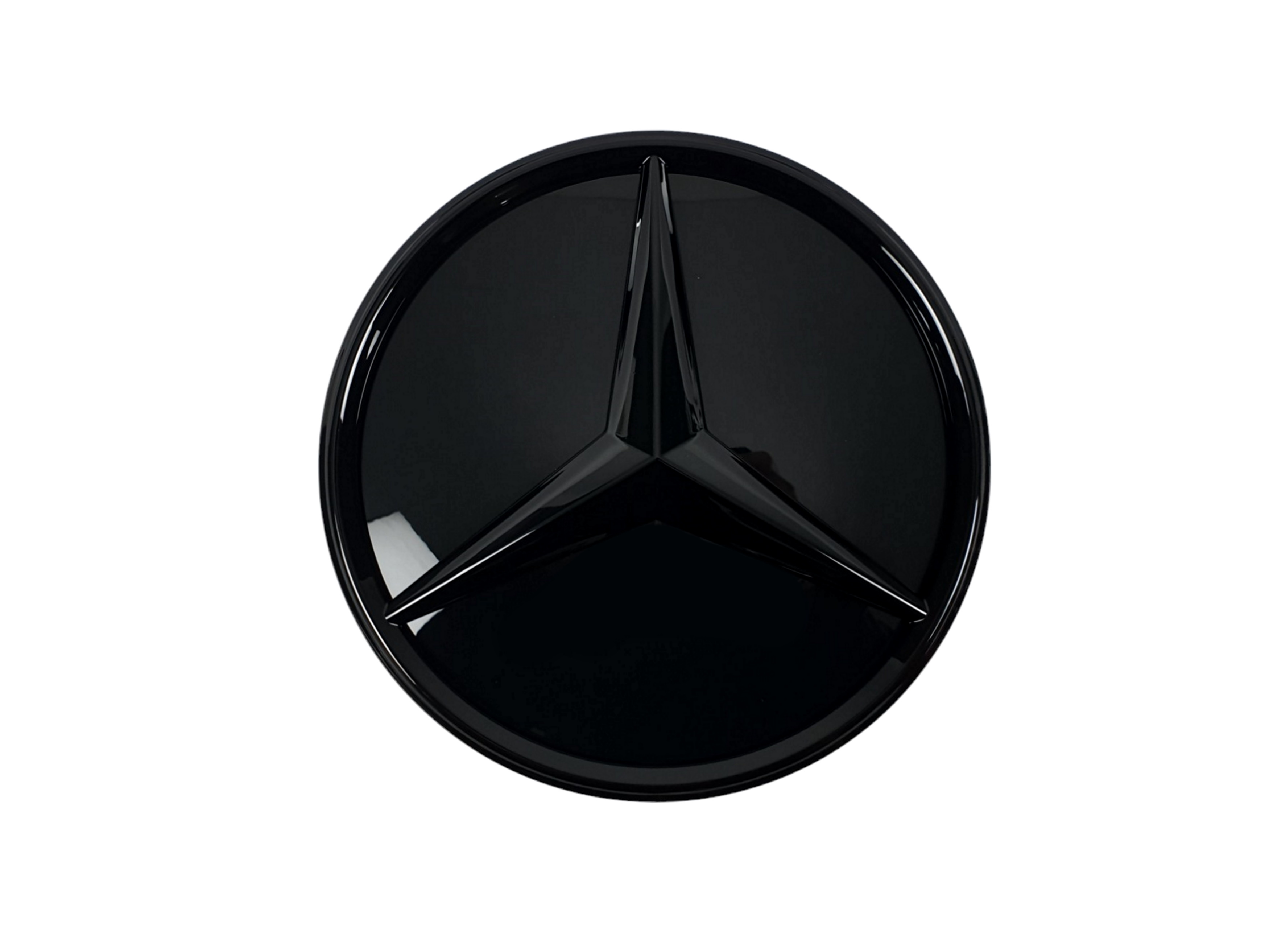 Логотипи Black скляний (муляж дистроніка) 3D на Mercedes-Benz GLS-Class X167 2019-2023 року
