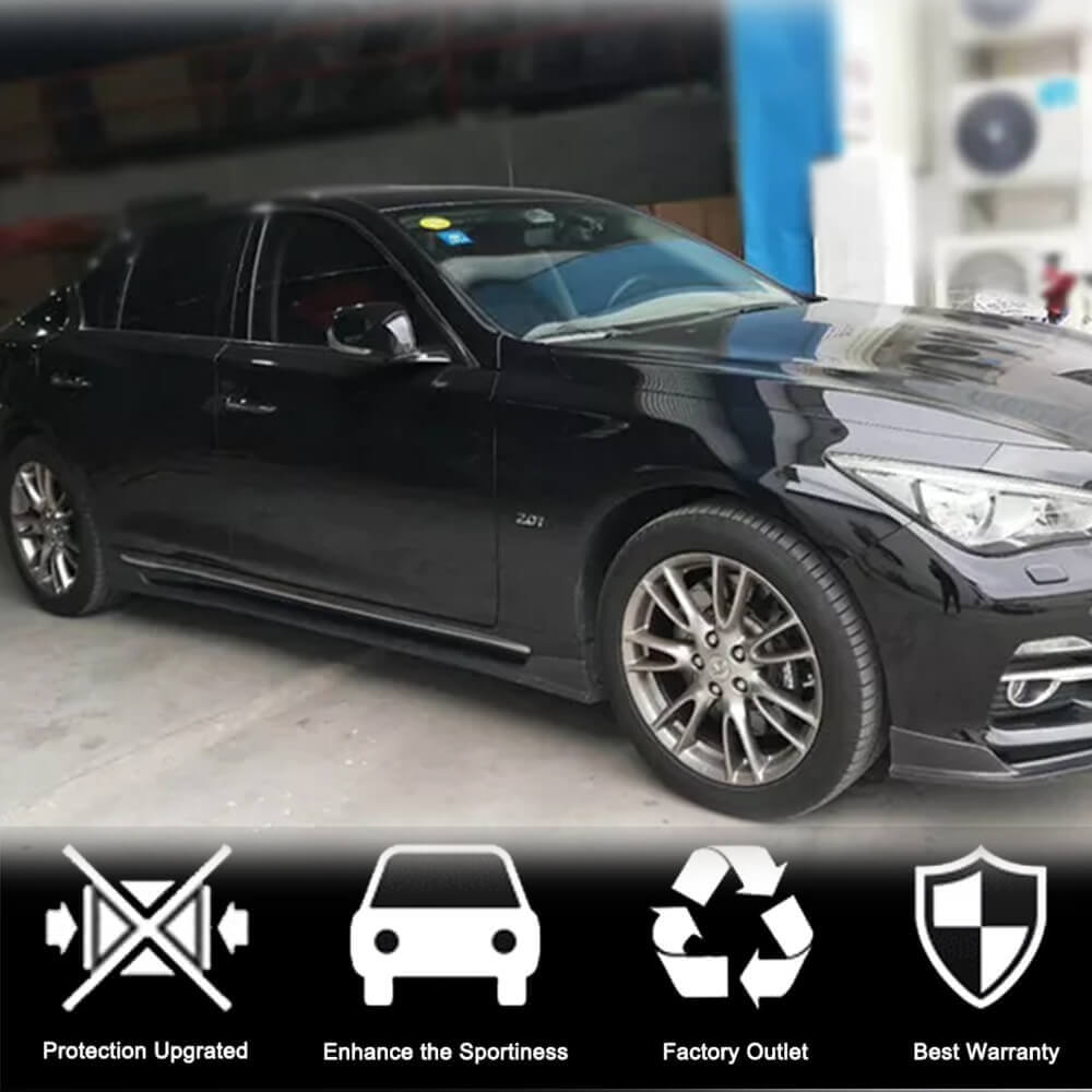 Бокові пороги V1 (для Q50, Карбон) 4