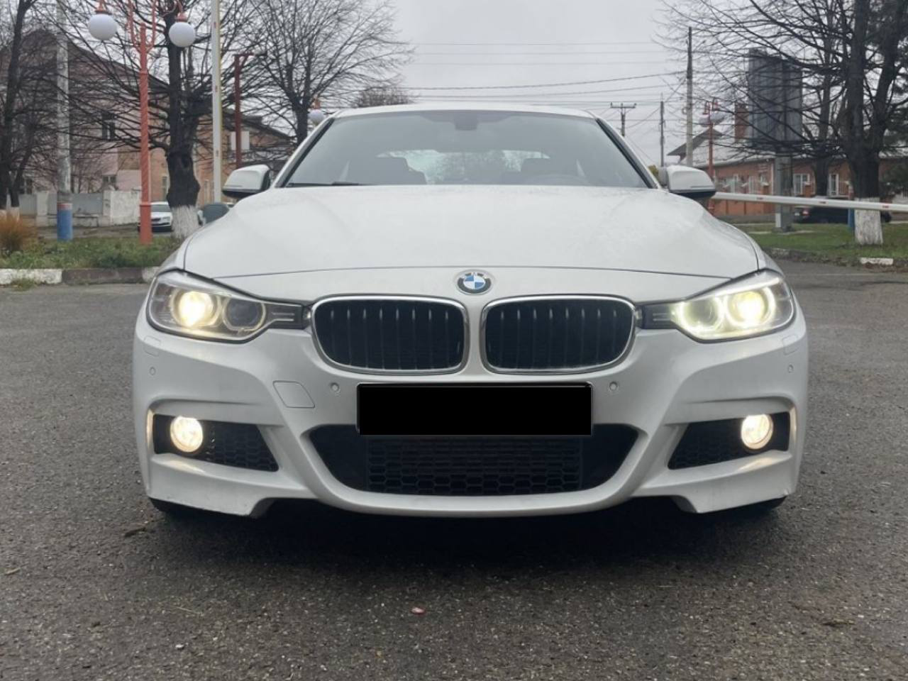 Передній бампер M Paket BMW 3 Series F30 F31 2012-2018 (під омивачі / з отворами під парктроніки) 2