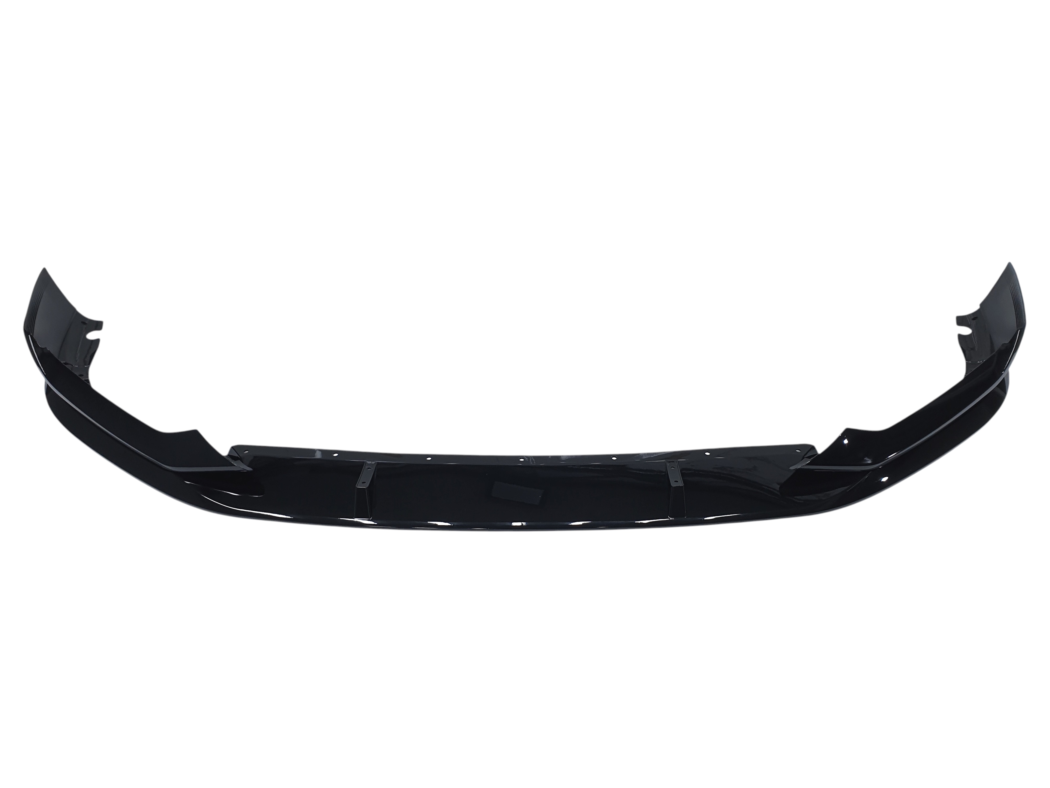 Губа (переднього бампера) Чорний глянець (M-Performance) V1 на BMW 5 Series G30 / G31 2020-2023 року 2