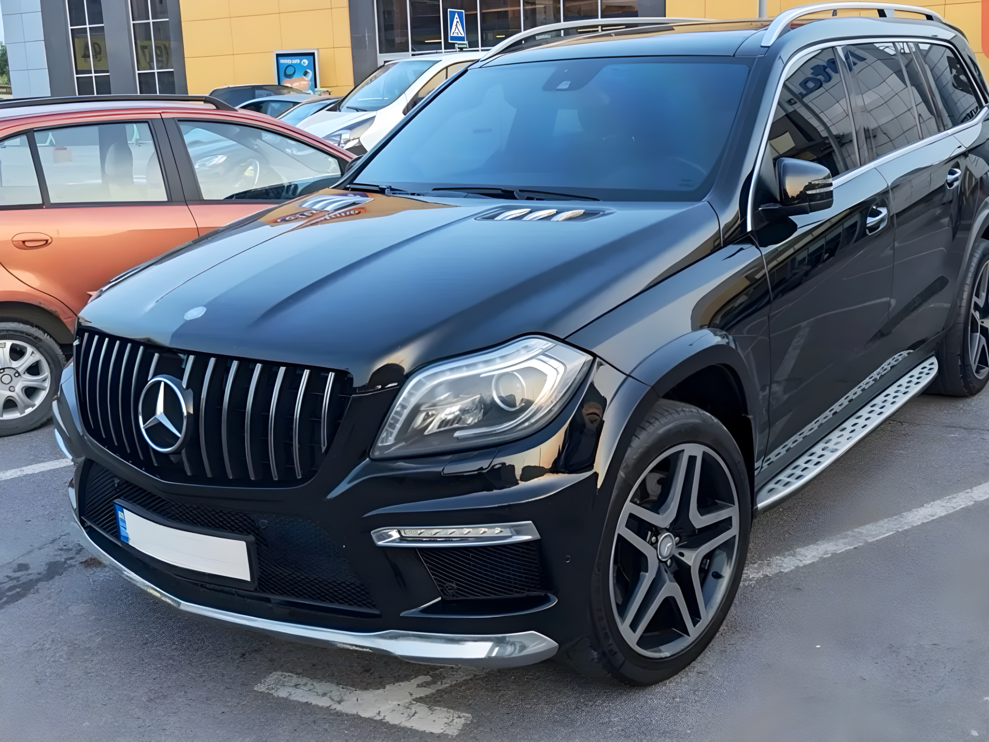 Решітка радіатора GT CROME Mercedes-Benz GL class X166 2012-2015 ДЛЯ AMG 2