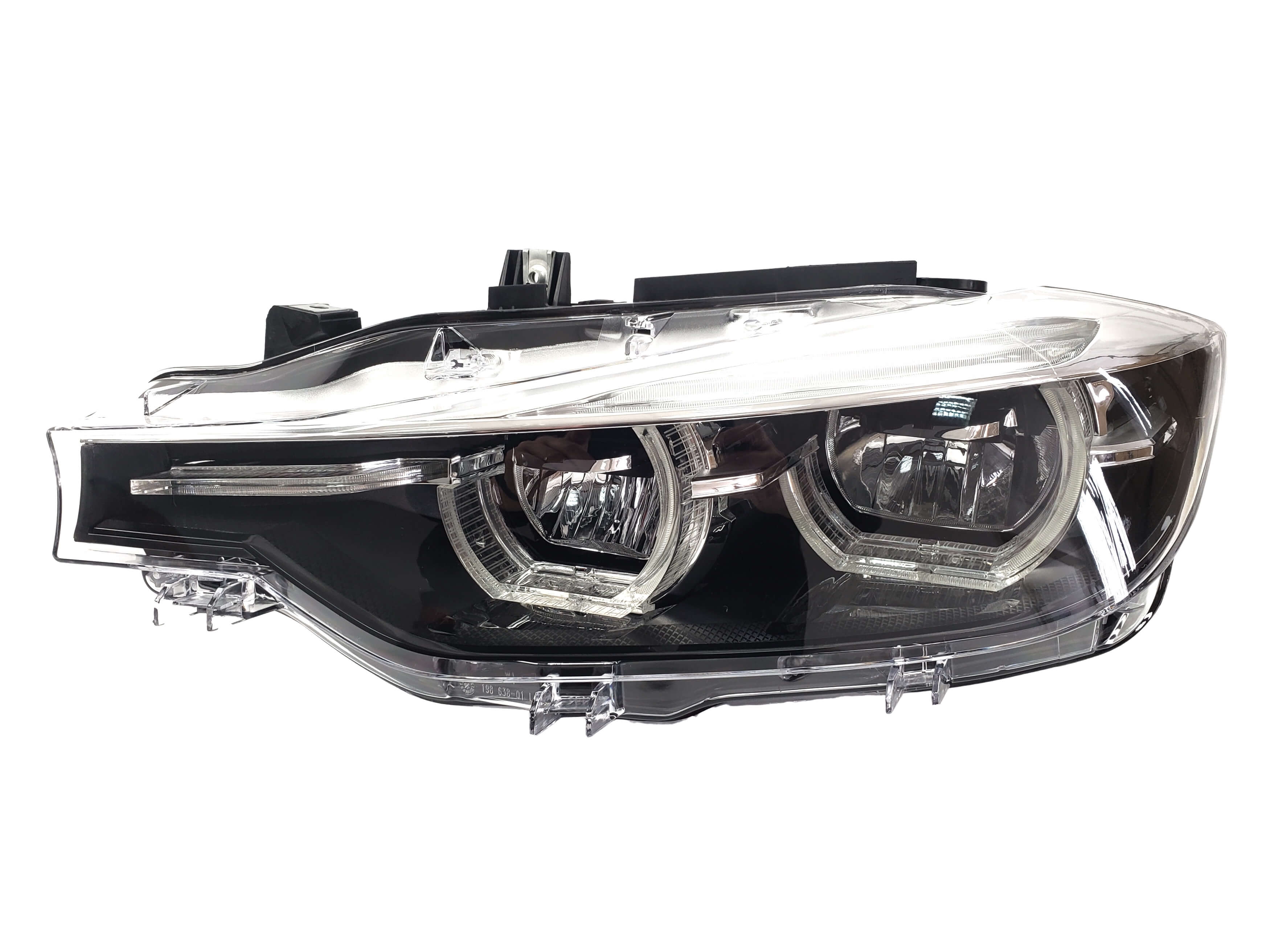Передні фари Full Led (без блоків) Black на BMW 3 Series F30 / F31 2011-2018 року 2