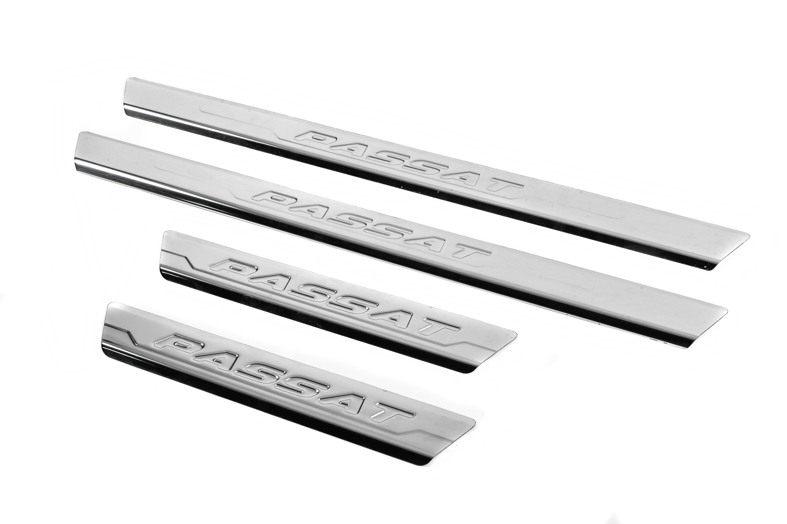 Накладки на дверні пороги Carmos V3 (4 шт, нерж) 2