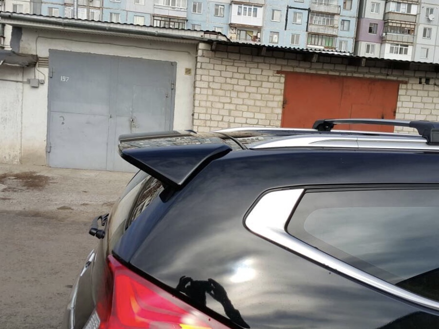 Спойлер козирок Mitsubishi Pajero Sport 2015-2019 ABS пластик під фарбування 4