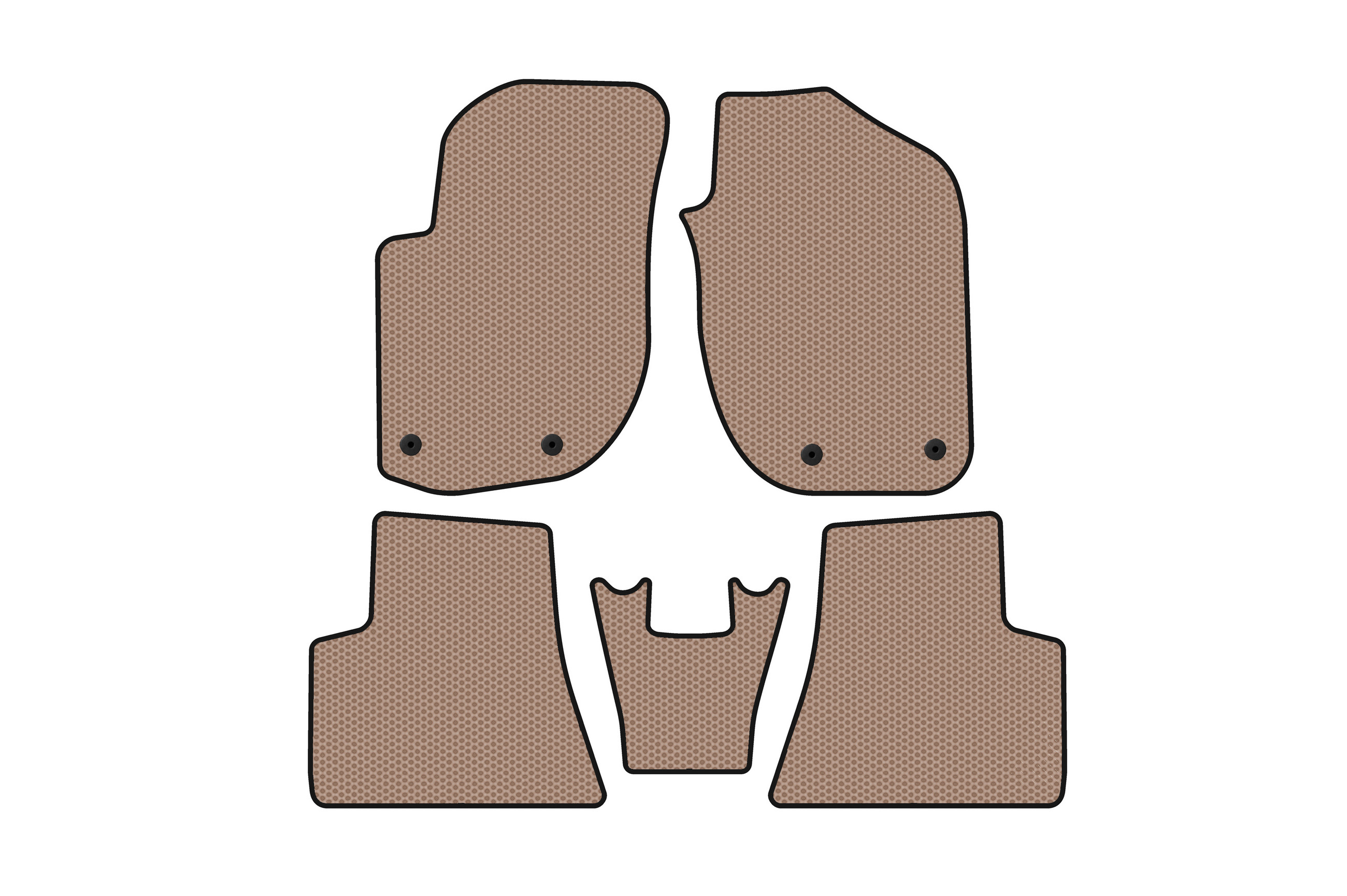 Гумові килимки Carsuit (Бежевий)