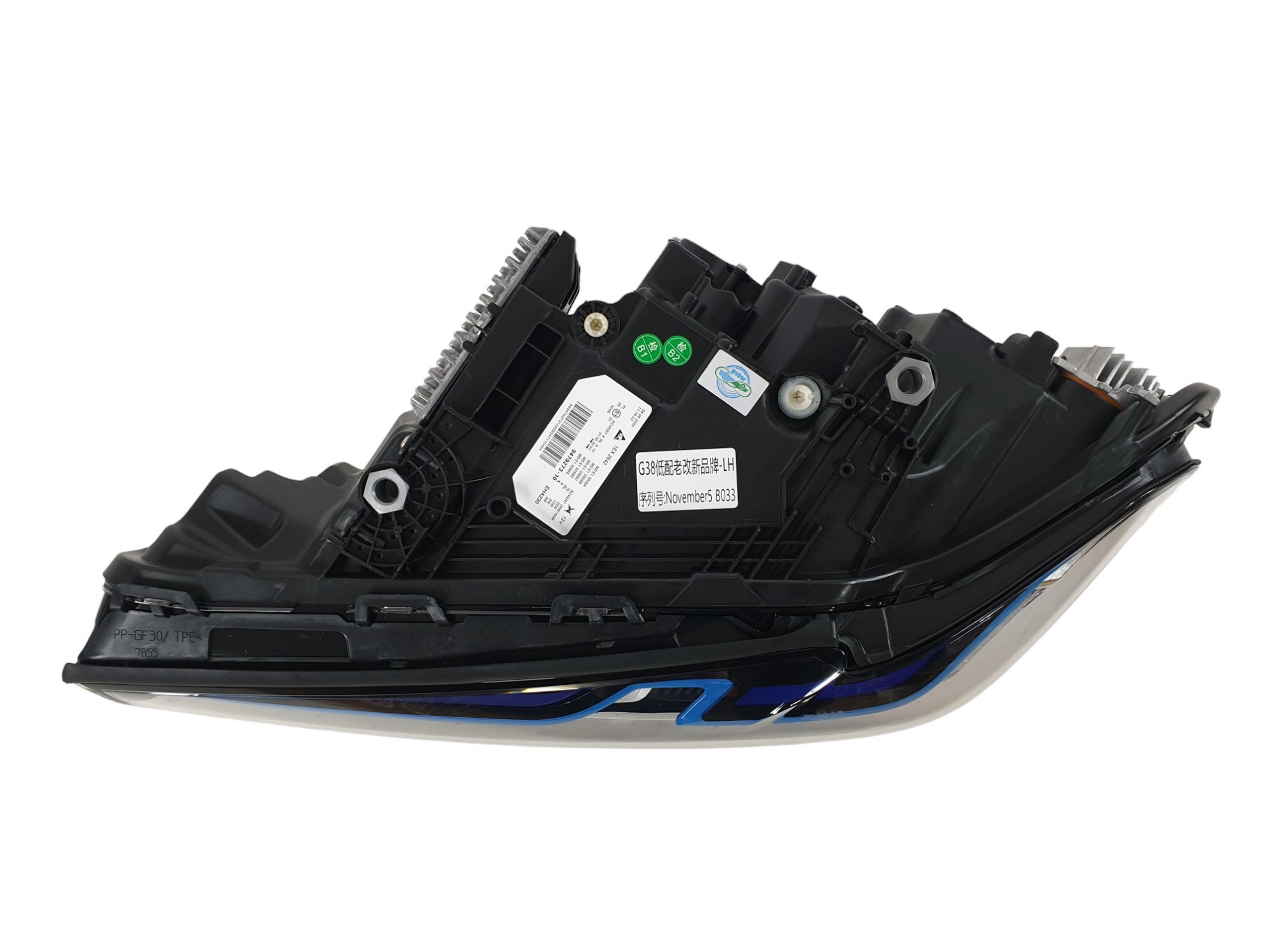 Передні фари (в стилі LCI Laser) V4 на BMW 5 Series G30 / G31 2017-2020 року 3