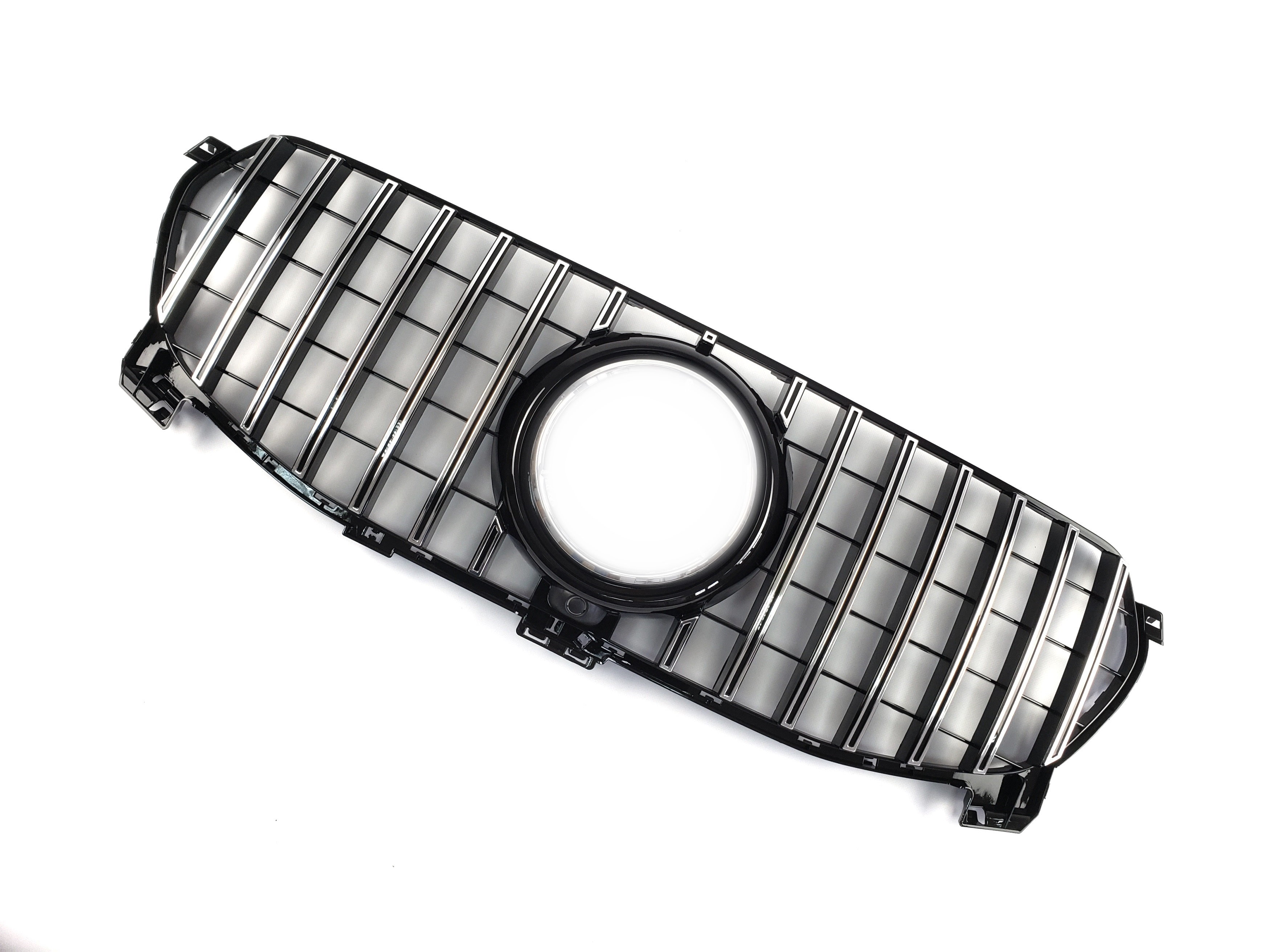 Решітка радіатора GT Chrome Black (Normal) на Mercedes-Benz GLE-Class W167 2018-2023 року 3