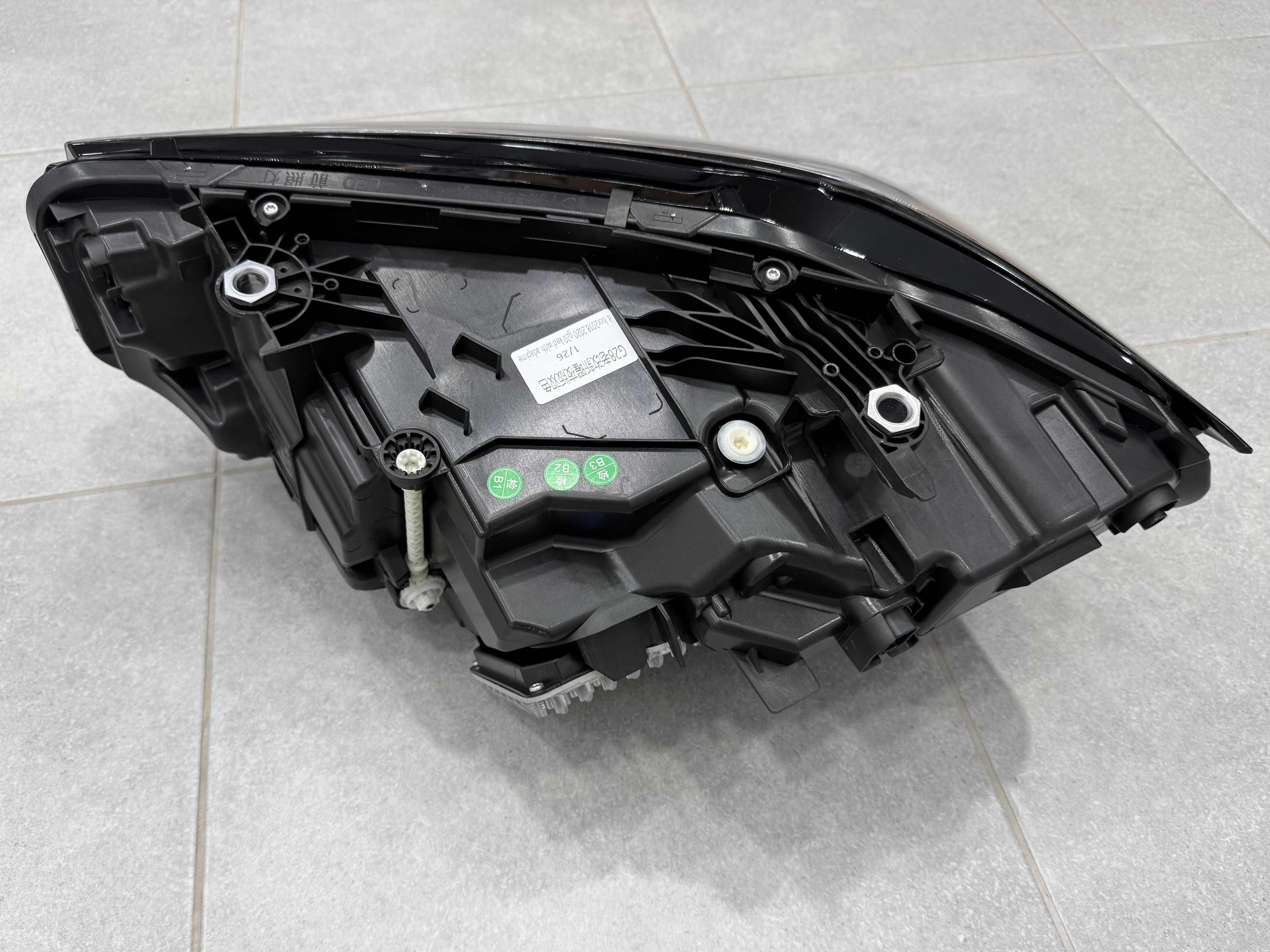 Фари LCI 2022+ рестайлінг Shadow Line для BMW G20/G21 2019-2022 2шт. із заміною бампера на 22+ / 2 РЕЖИМУ ДХО БІЛІ / ЖОВТІ 2