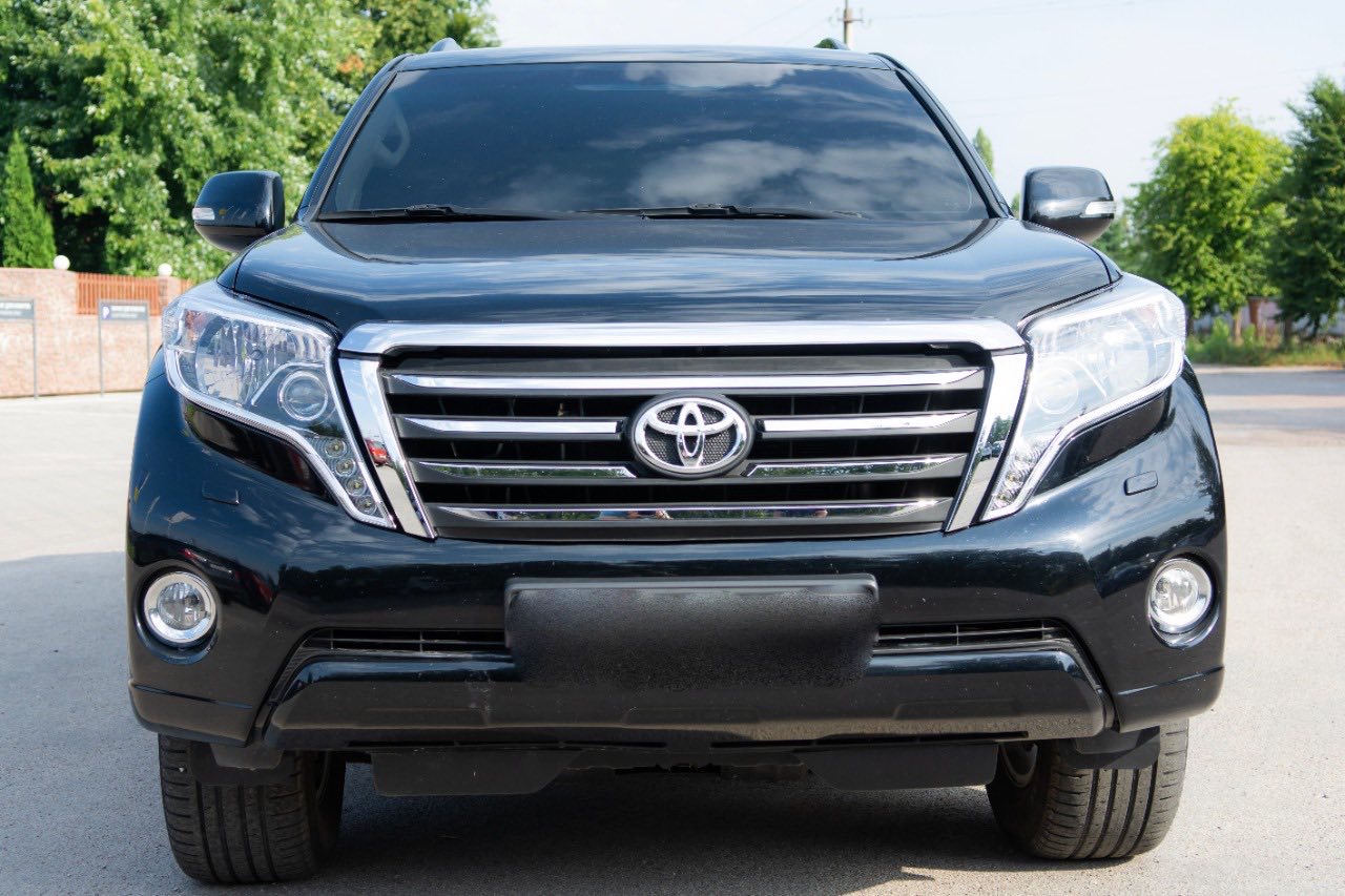 Решітка радіатора LX Mode Toyota Land Cruiser Prado 150 2013-2017 ABS пластик у чорному матовому кольорі 6