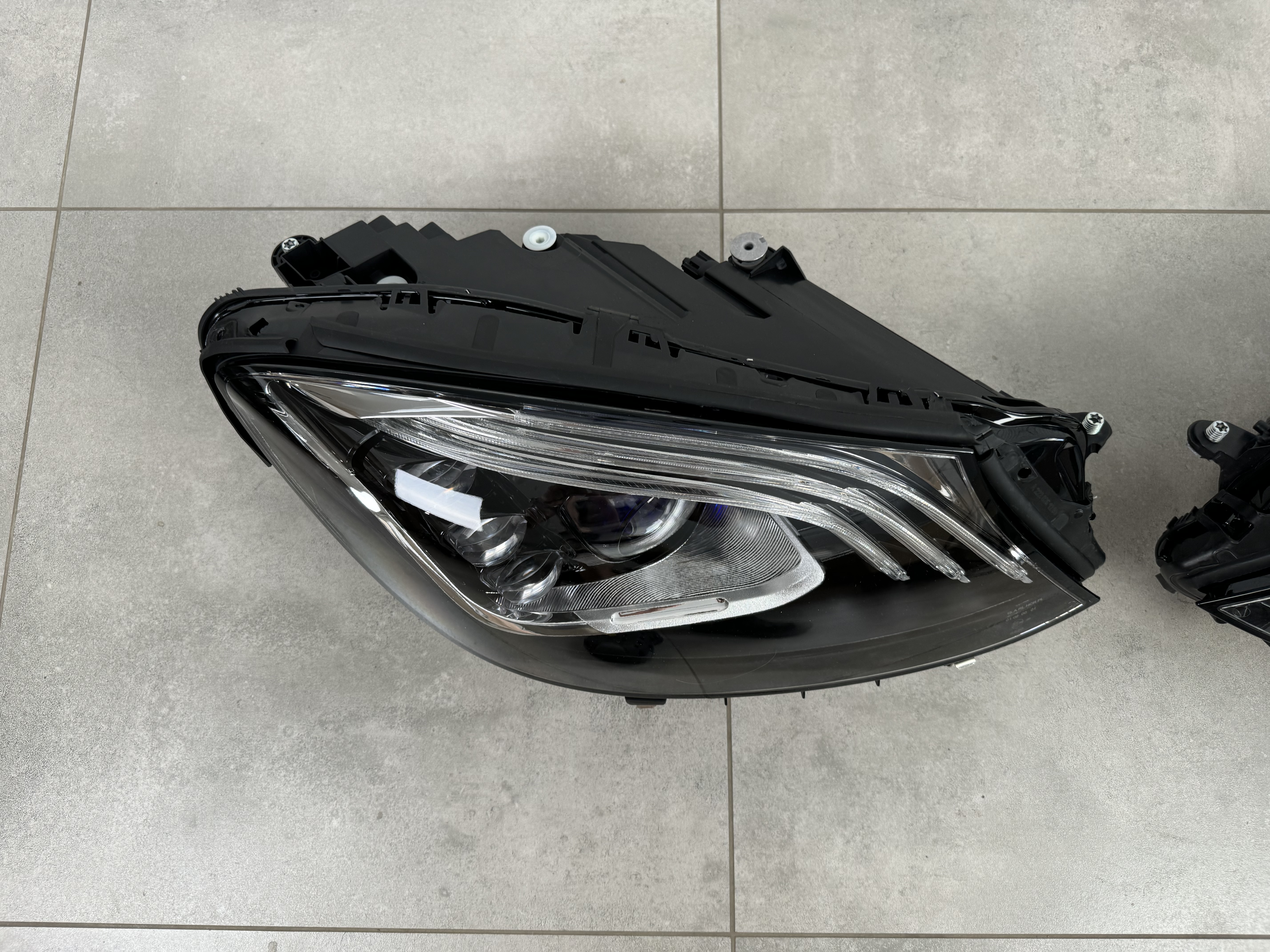 Фари Full LED рестайлінг 2018+ для Mercedes S-Class w222 2013-2017 2шт. комплектні з блоками 6