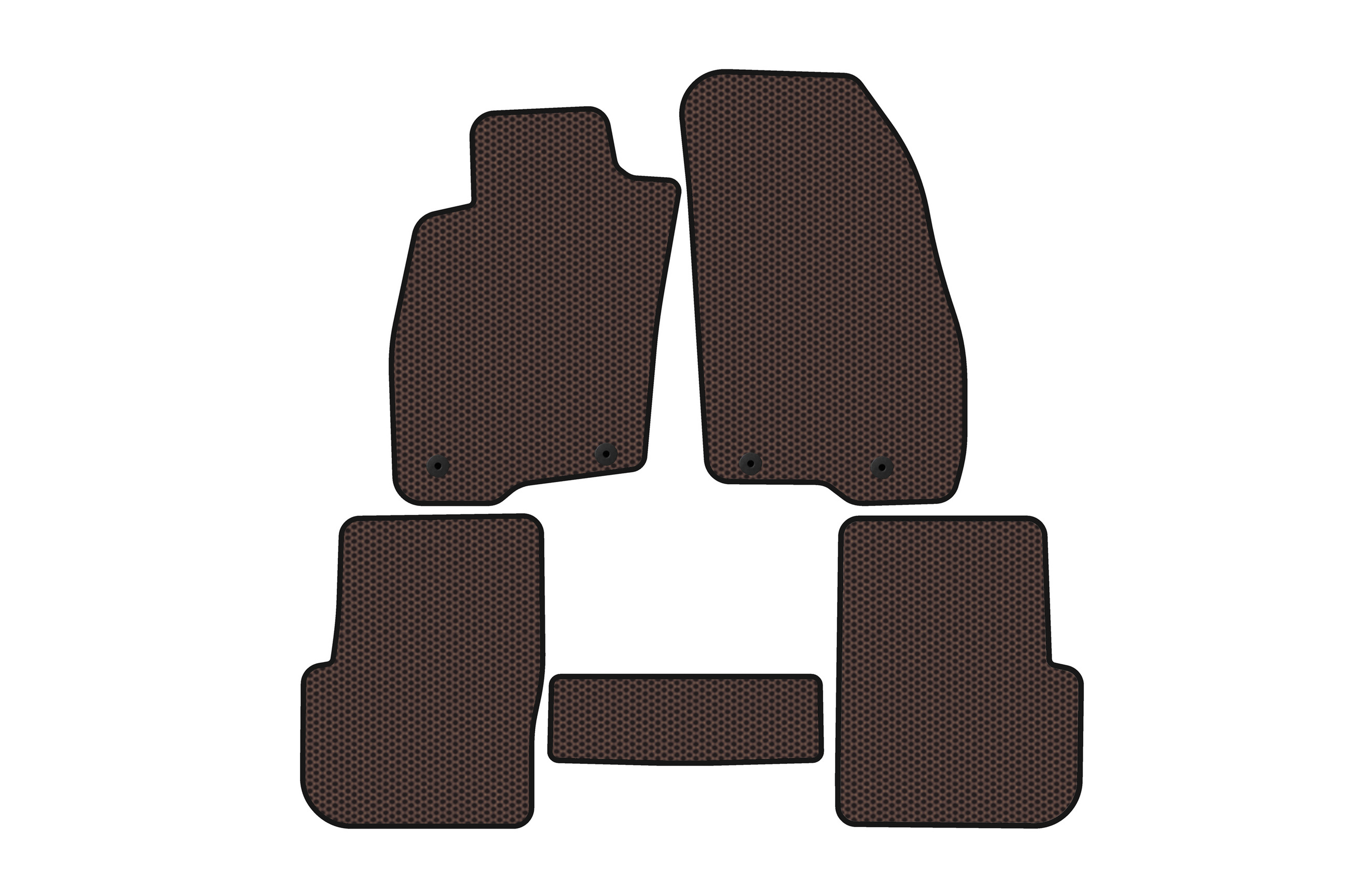 Гумові килимки Carsuit (Коричневий)
