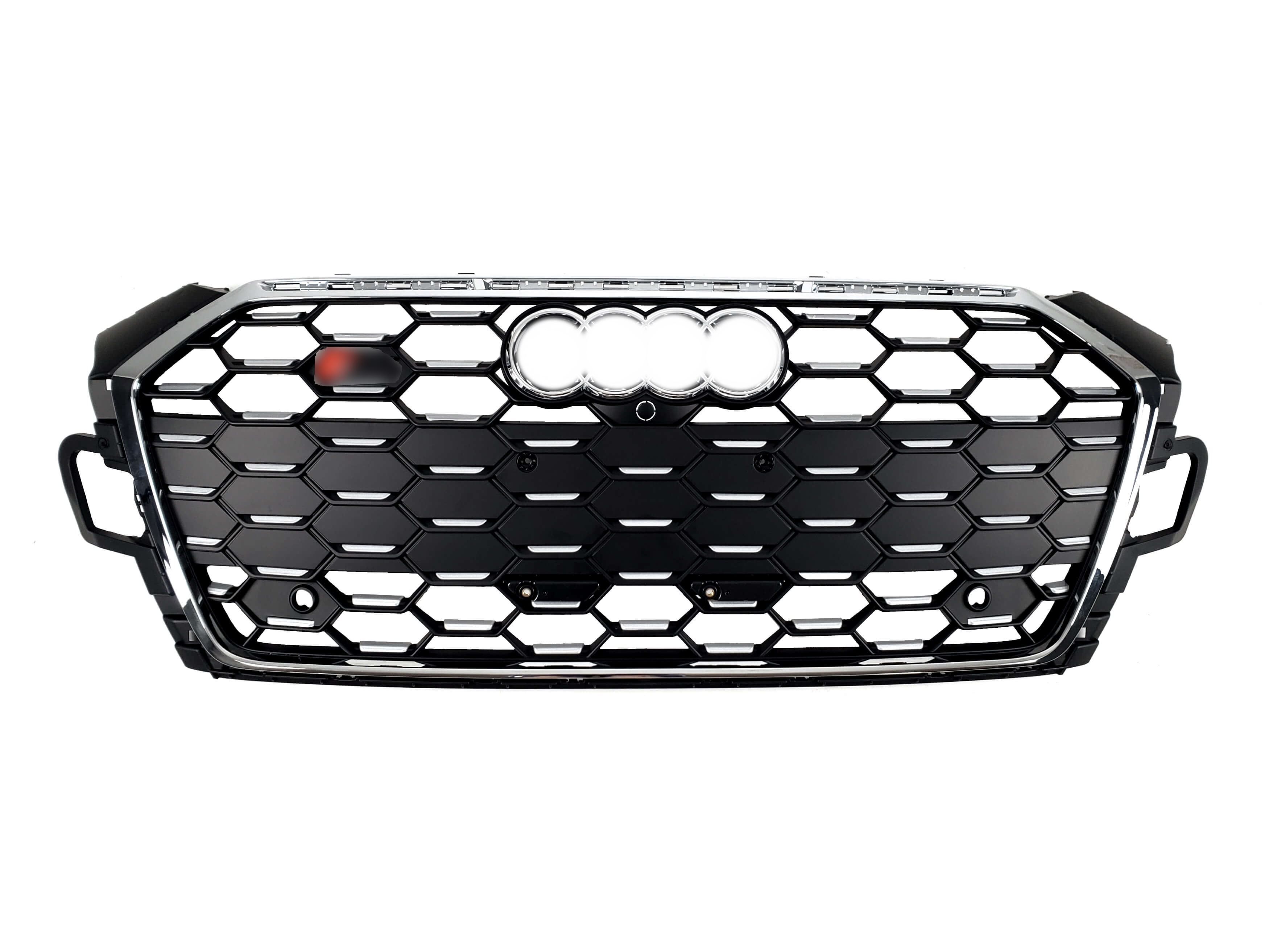 Решітка радіатора Chrome Black (Matte) (в стилі S5) на Audi A5 B9 2020-2023 року