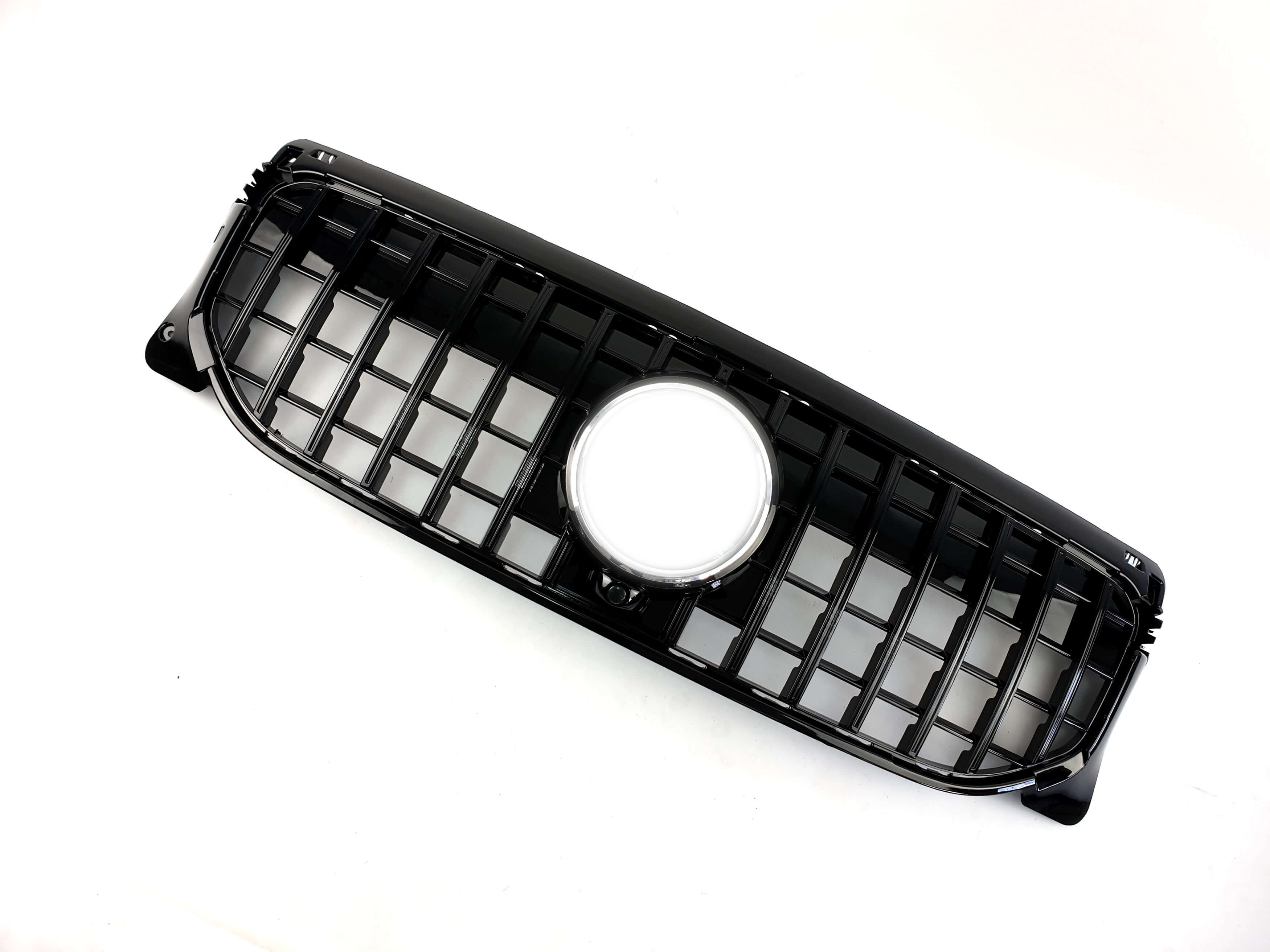 Решітка радіатора GT Full Black (Normal) на Mercedes-Benz GLB-Class X247 2019-2023 року 3