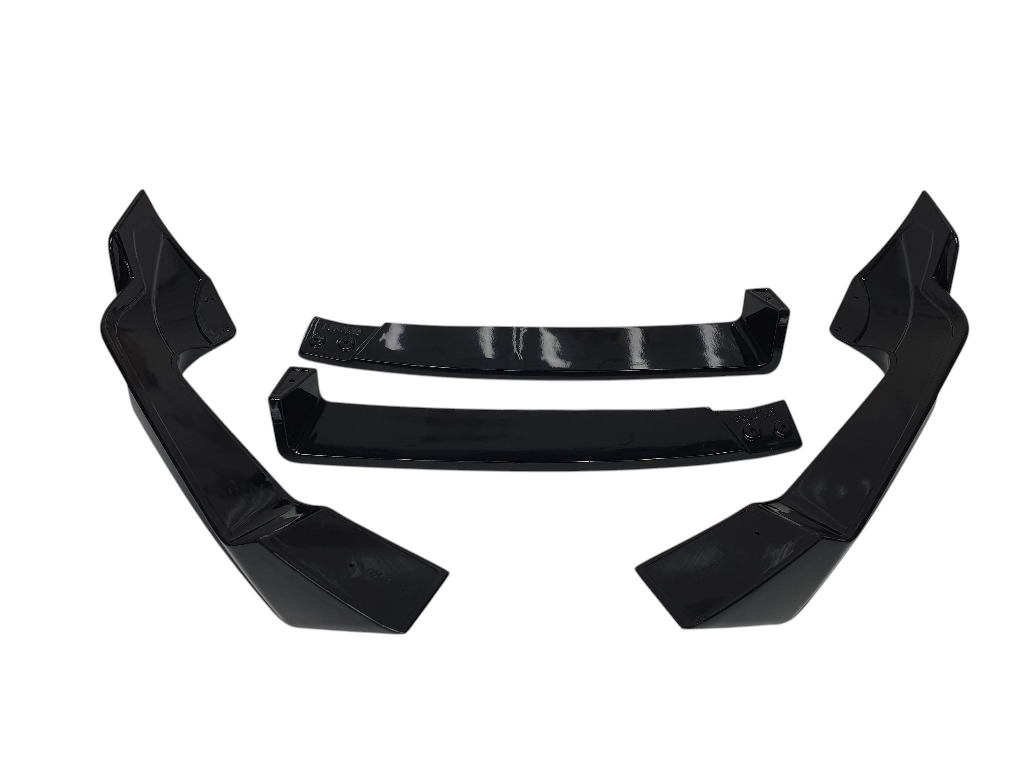 Губа (переднього бампера) Чорний глянець на BMW X5 G05 2023-2025 року 3