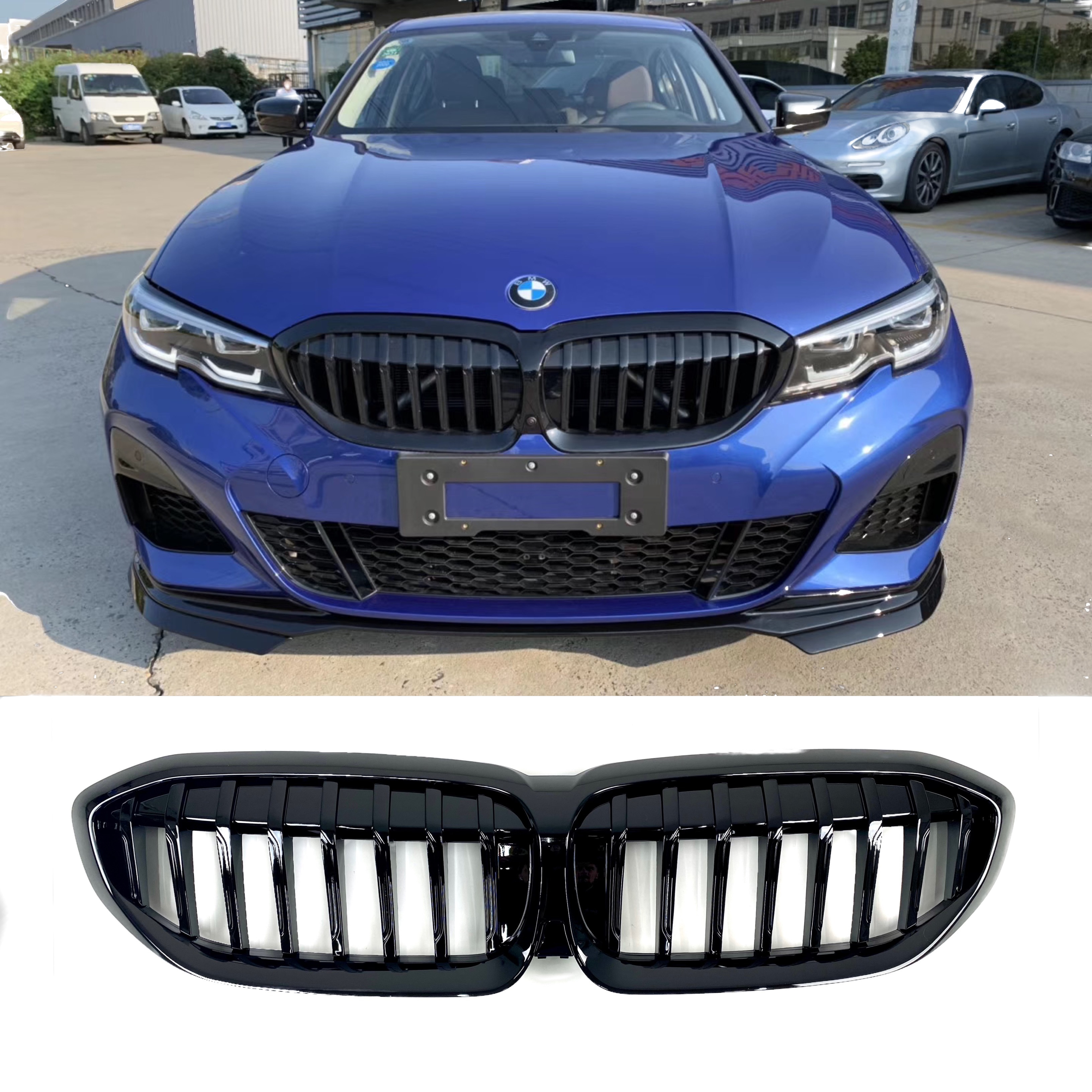 Решітка радіатора ніздрі BMW 3 G20 G21 M Performance 2019-2022 2