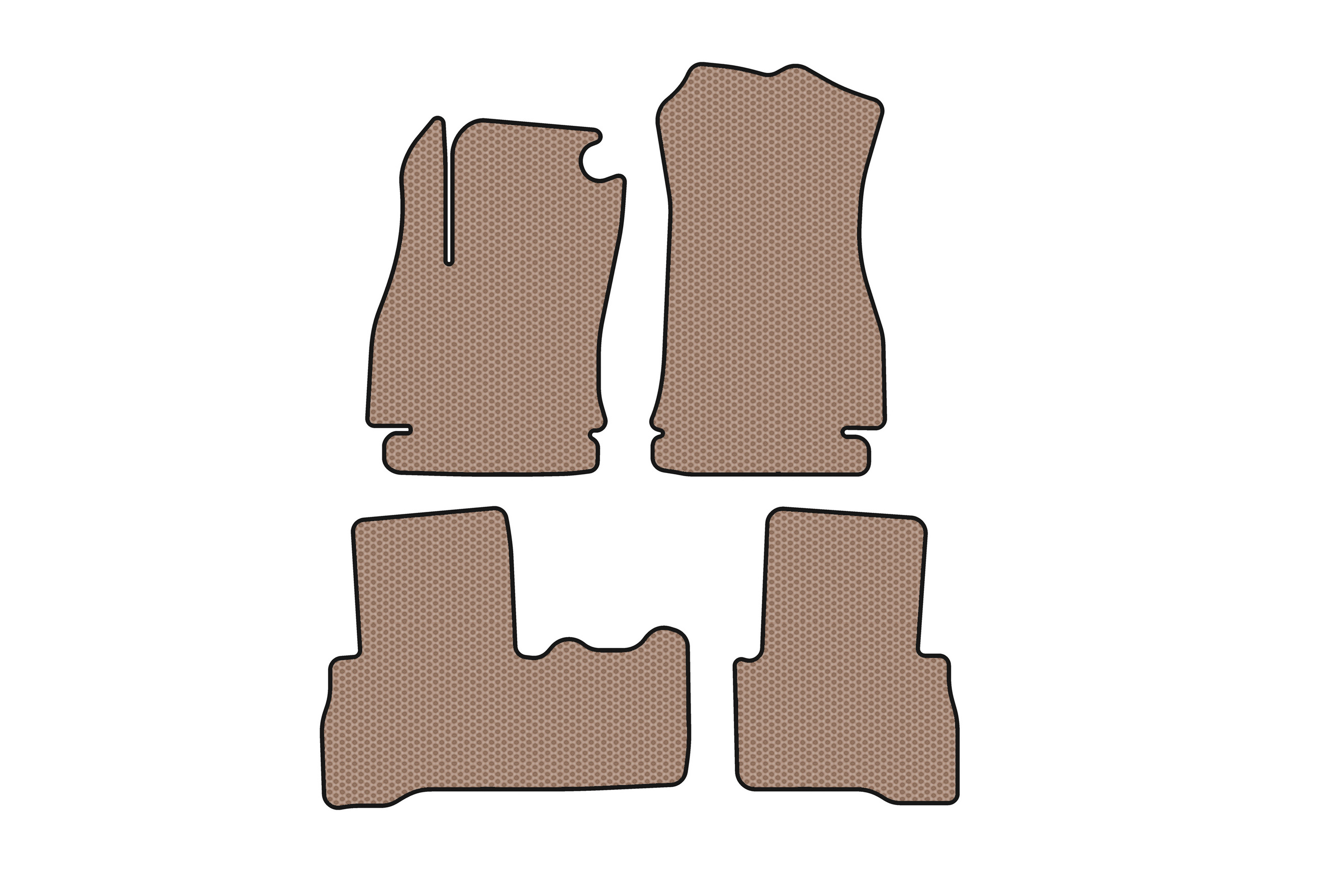 Гумові килимки Carsuit (Бежевий)