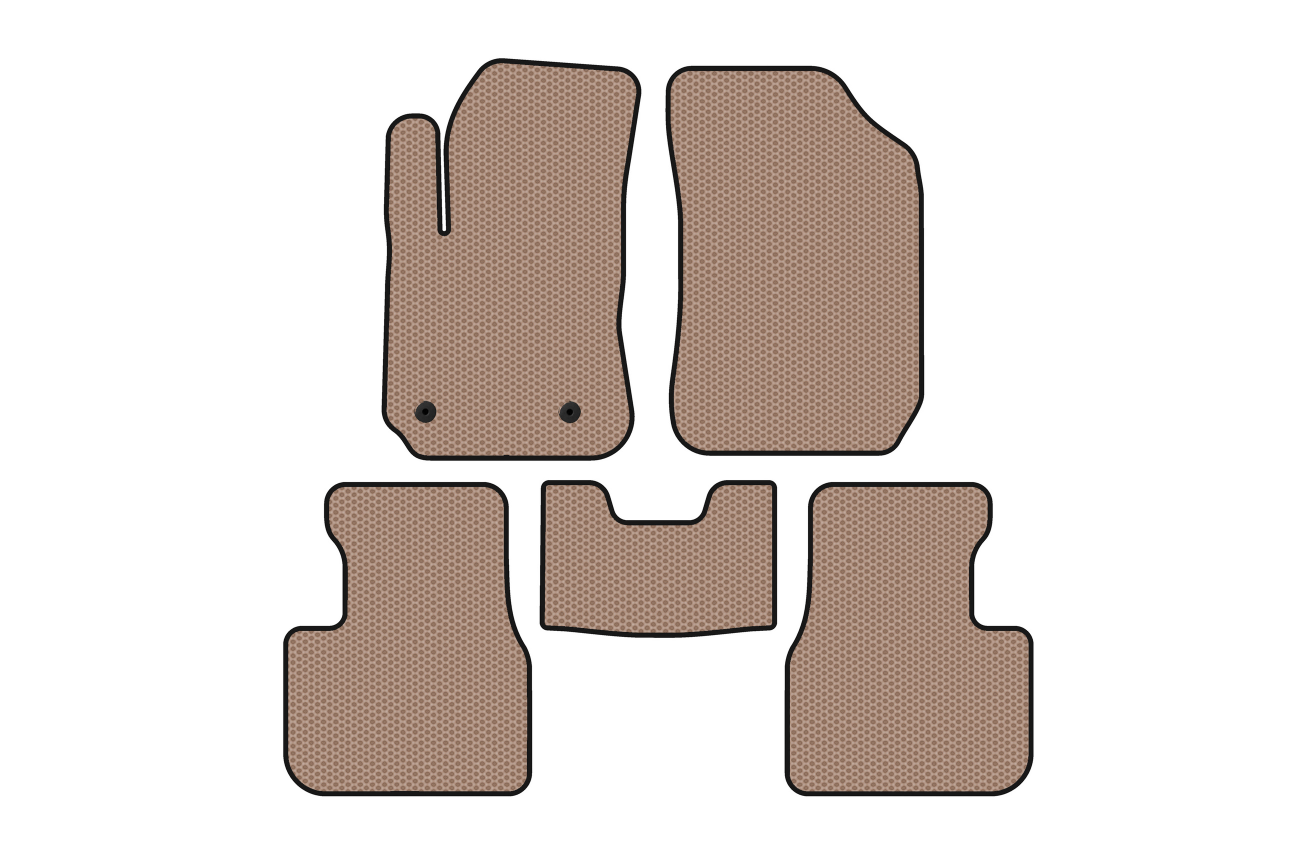 Гумові килимки Carsuit (Бежевий)