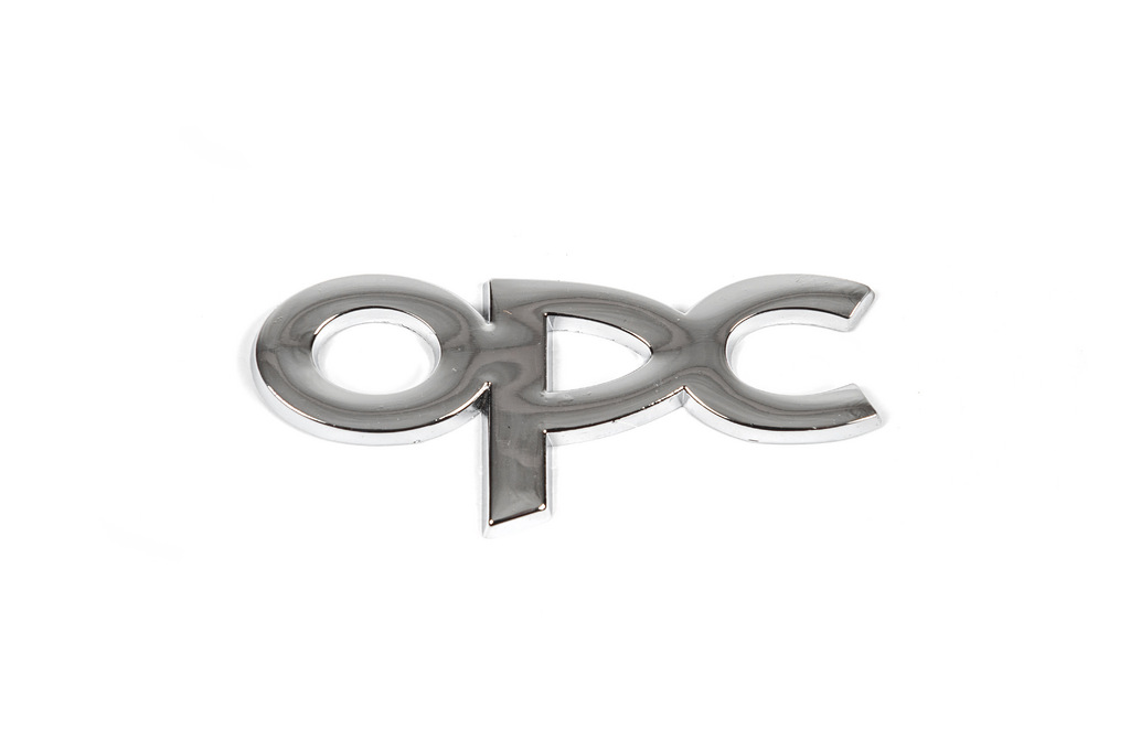 Металевий шильдик на багажник OPC (Хром)