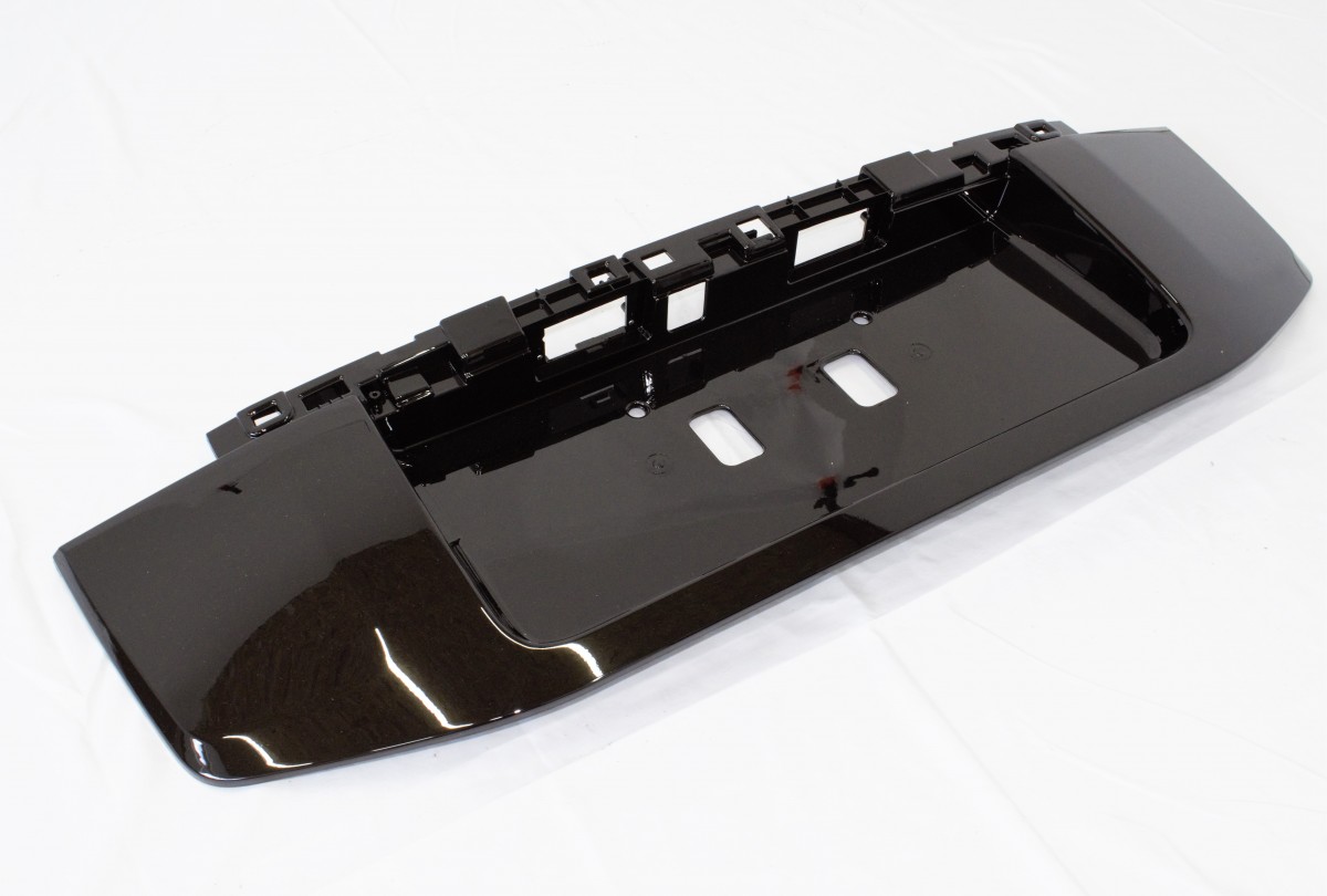 Вставка під номер (корито) Toyota Land Cruiser Prado 150 2013-2017 колір чорний 2