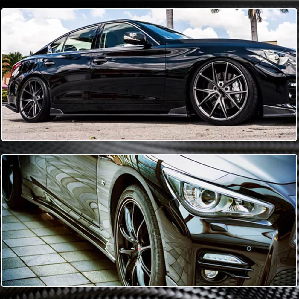 Бокові пороги V1 (для Q50, Карбон) 5