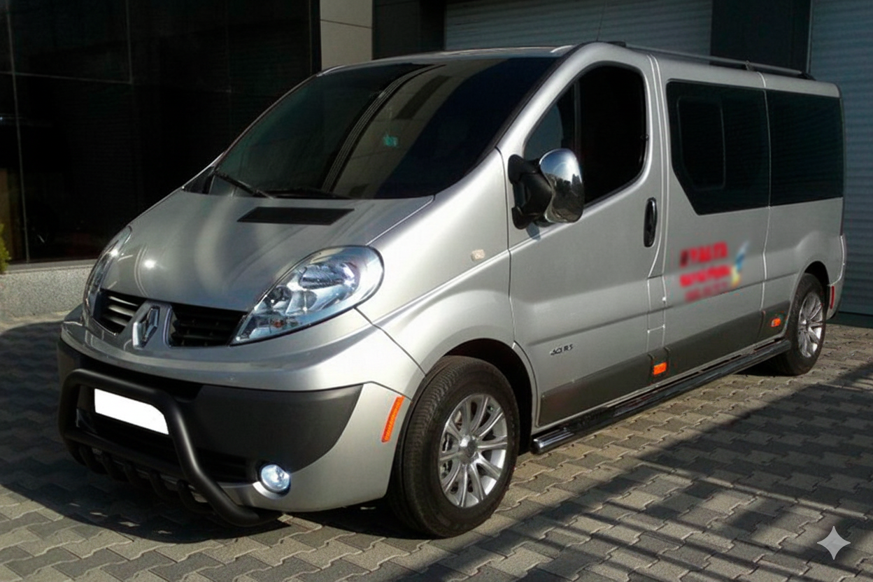 Кенгурятник WT003 Black (нерж.) 2