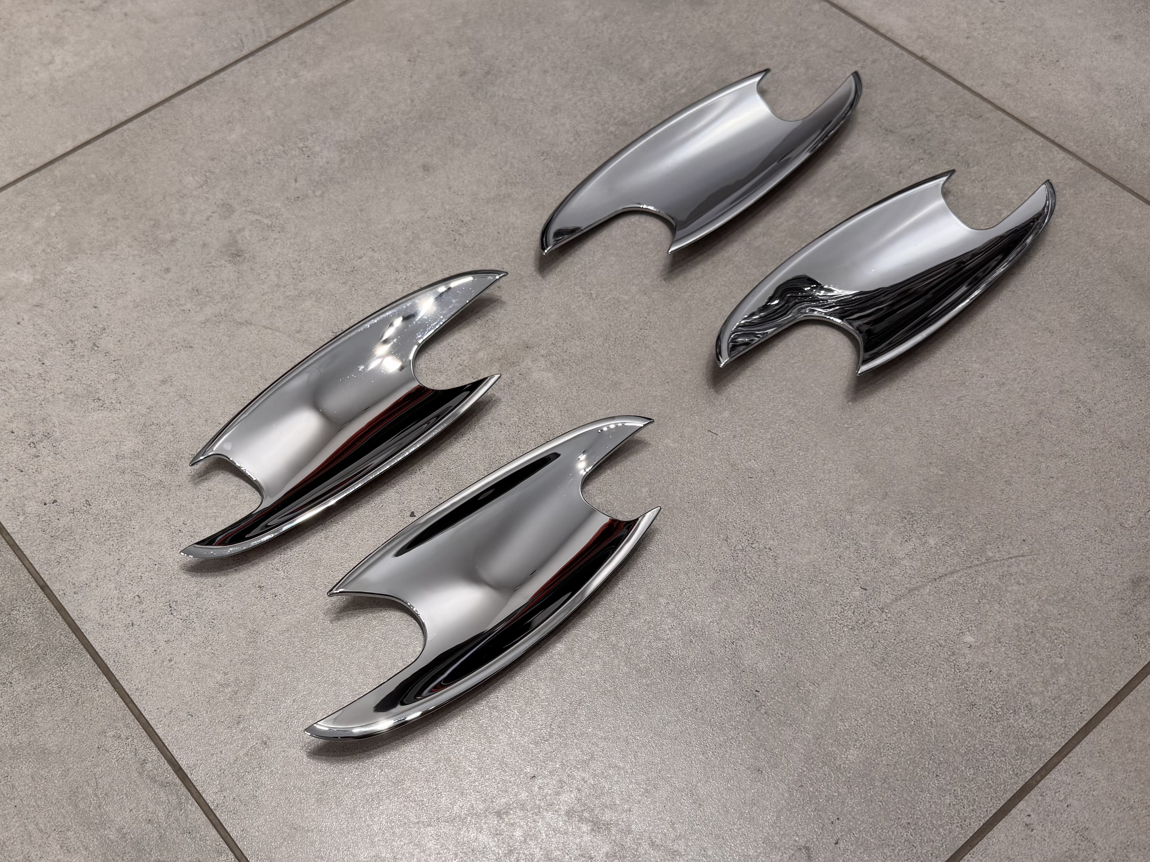 Хром накладки під ручки дверей для Mercedes W220 W203 W211 3