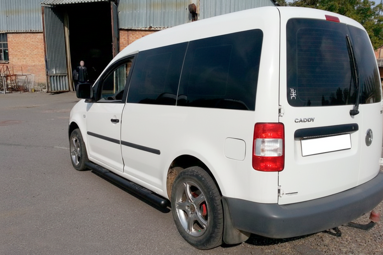 Бічні труби BB001 Black (2 шт., нерж) d60, Стандартна база 5