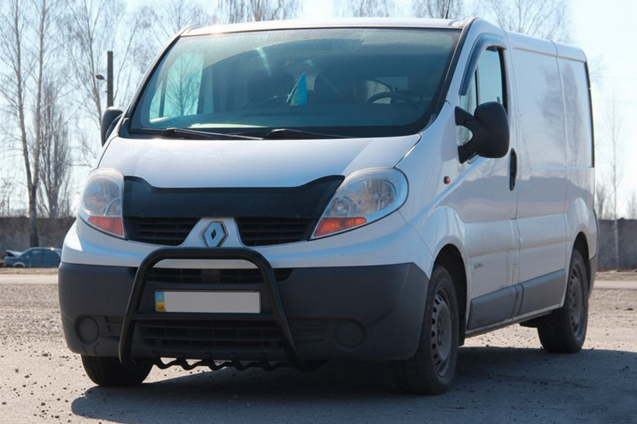 Кенгурятник QT-Spec Black (нерж.) 3