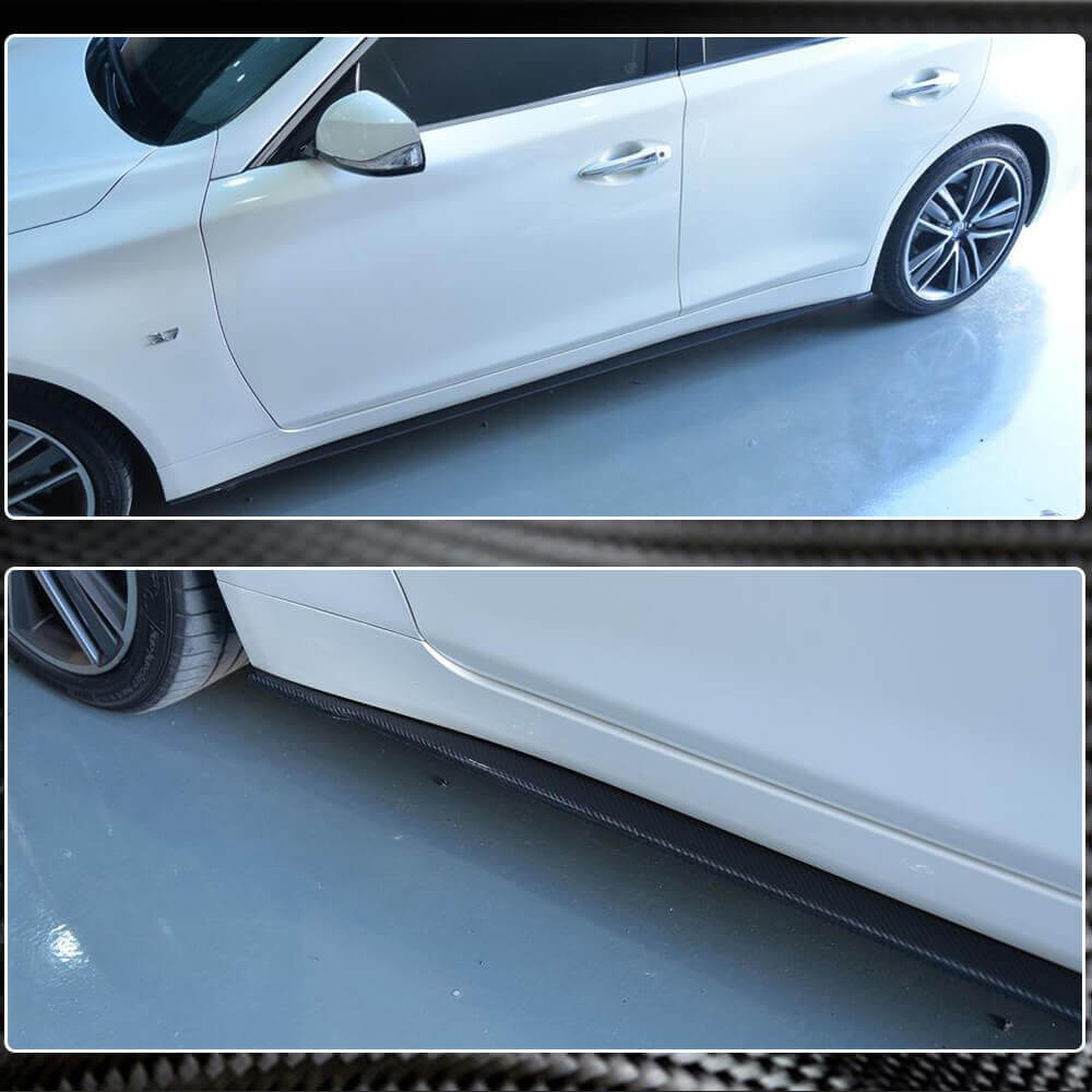 Бокові пороги V2 (для Q50, Карбон) 4