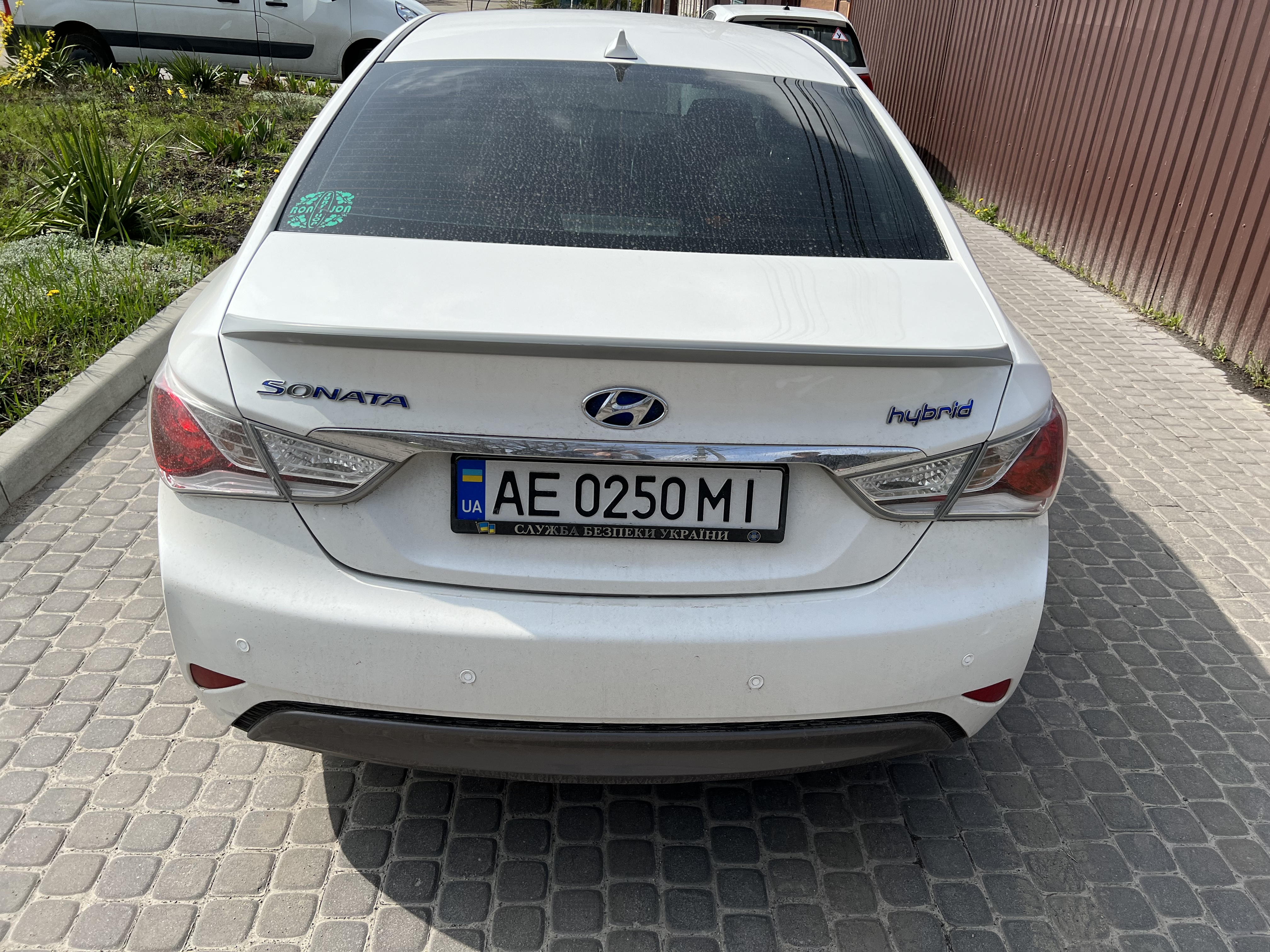 Спойлер ліп Hyundai Sonata YF 2010-2015 ABS пластик під фарбування 5