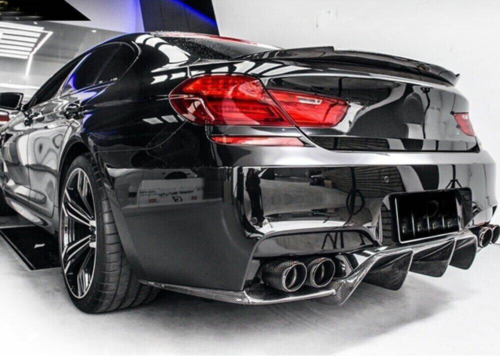 Дифузор заднього бампера V1 (для M6, Карбон) 6