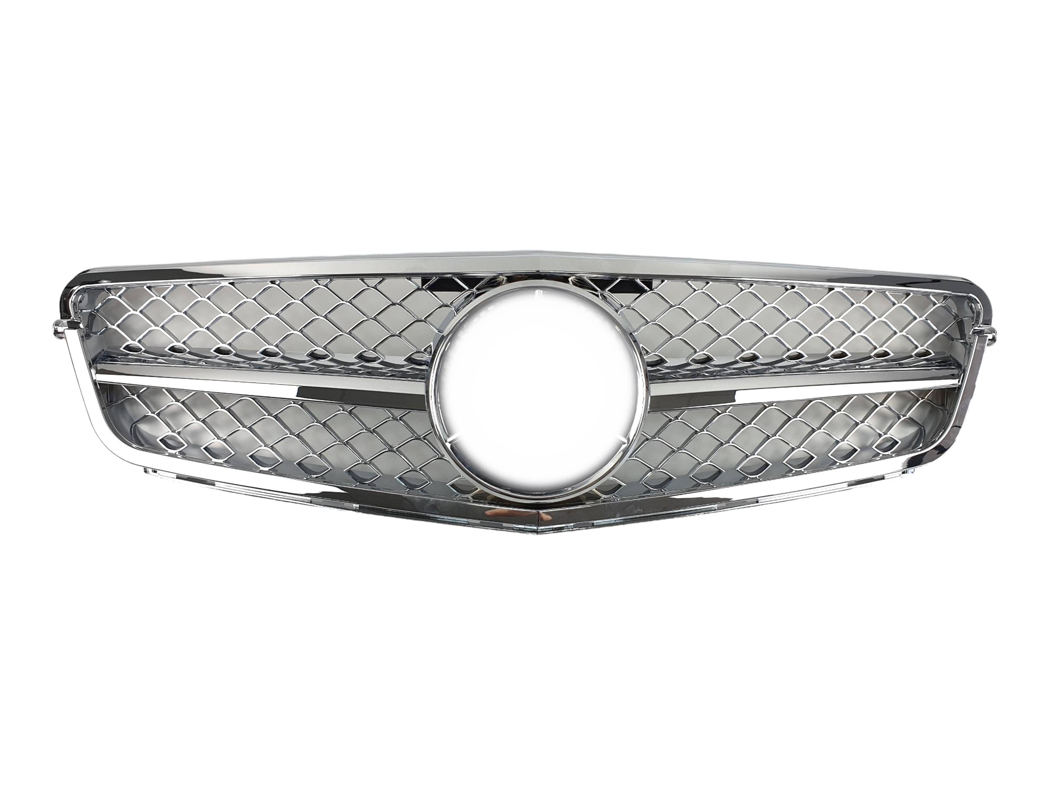 Решітка радіатора Chrome SL на Mercedes-Benz C-Class W204 2007-2014 року