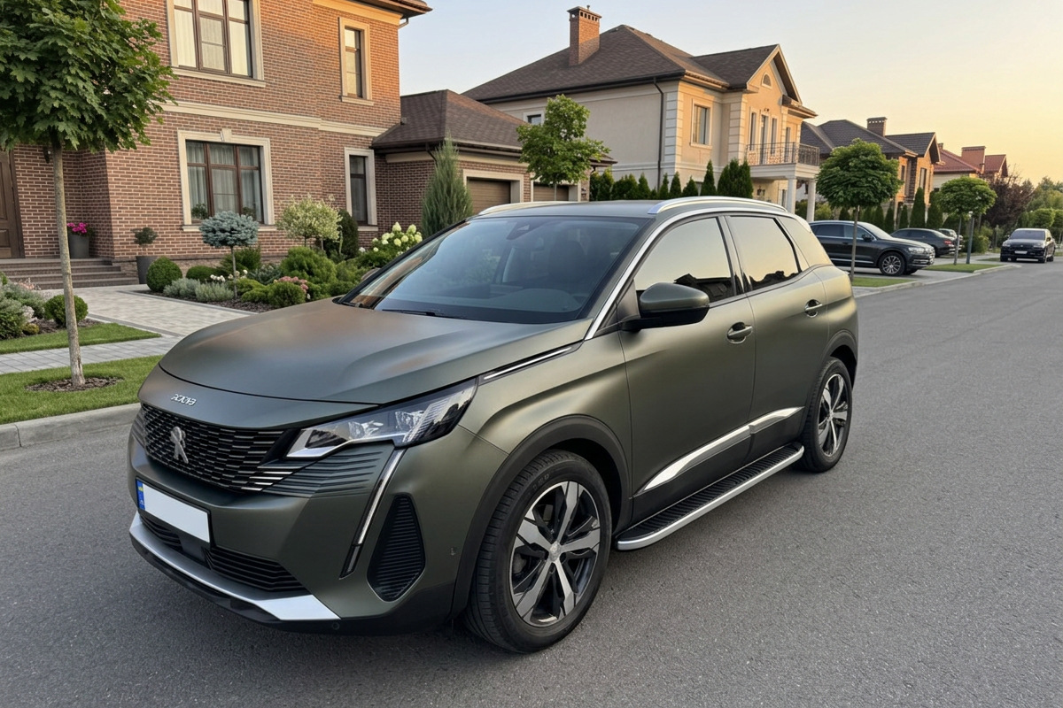 Бокові пороги Tayga Grey (2 шт, алюміній)