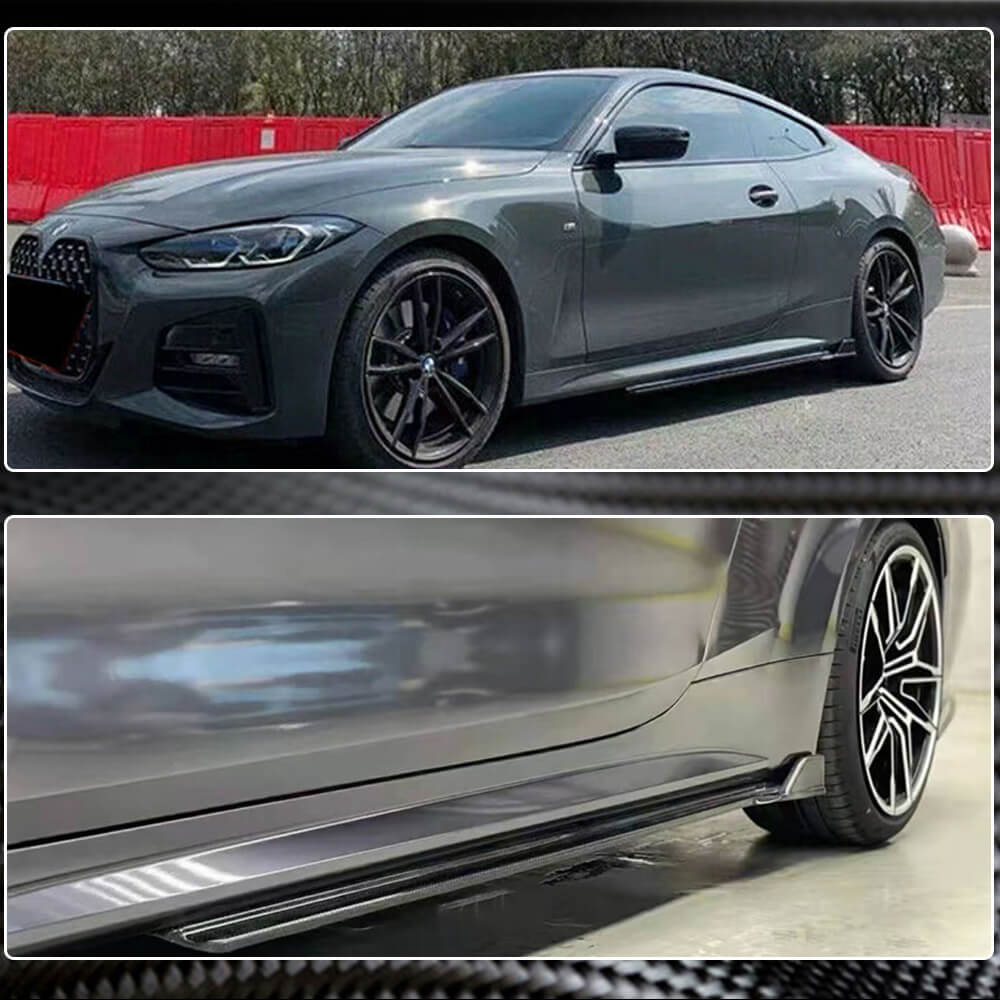 Накладки на пороги V3 (для G22/G23 M-Sport, Карбон) 3