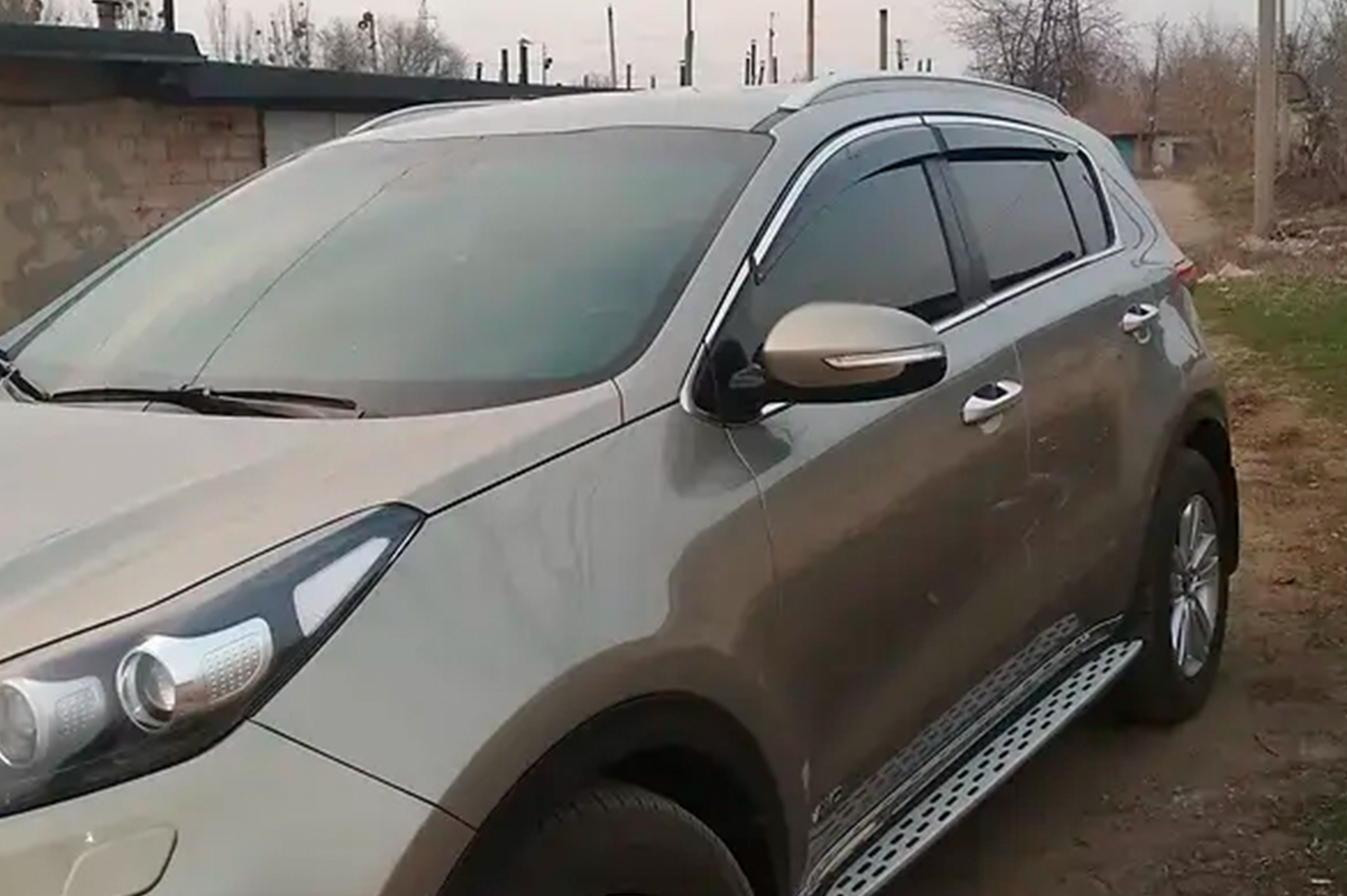 Вітровики з хром молдингом (4 шт, HIC) 3