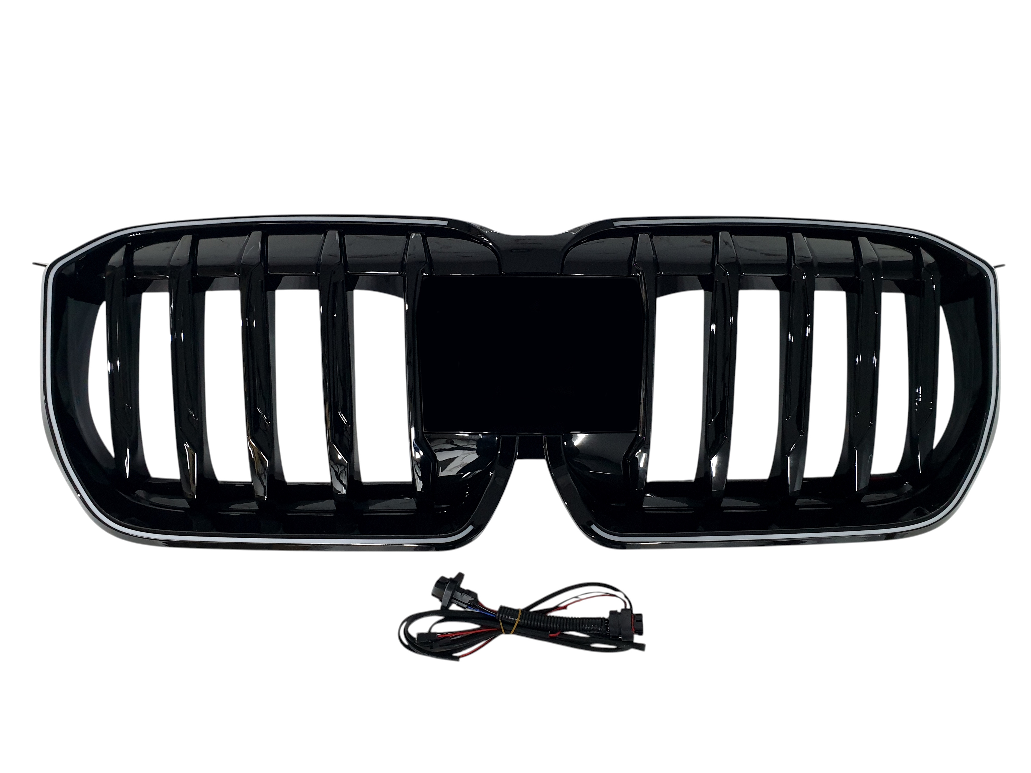 Ніздрі Чорний глянець LED (Iconic Glow) на BMW X1 U11 2022-2024 року 3
