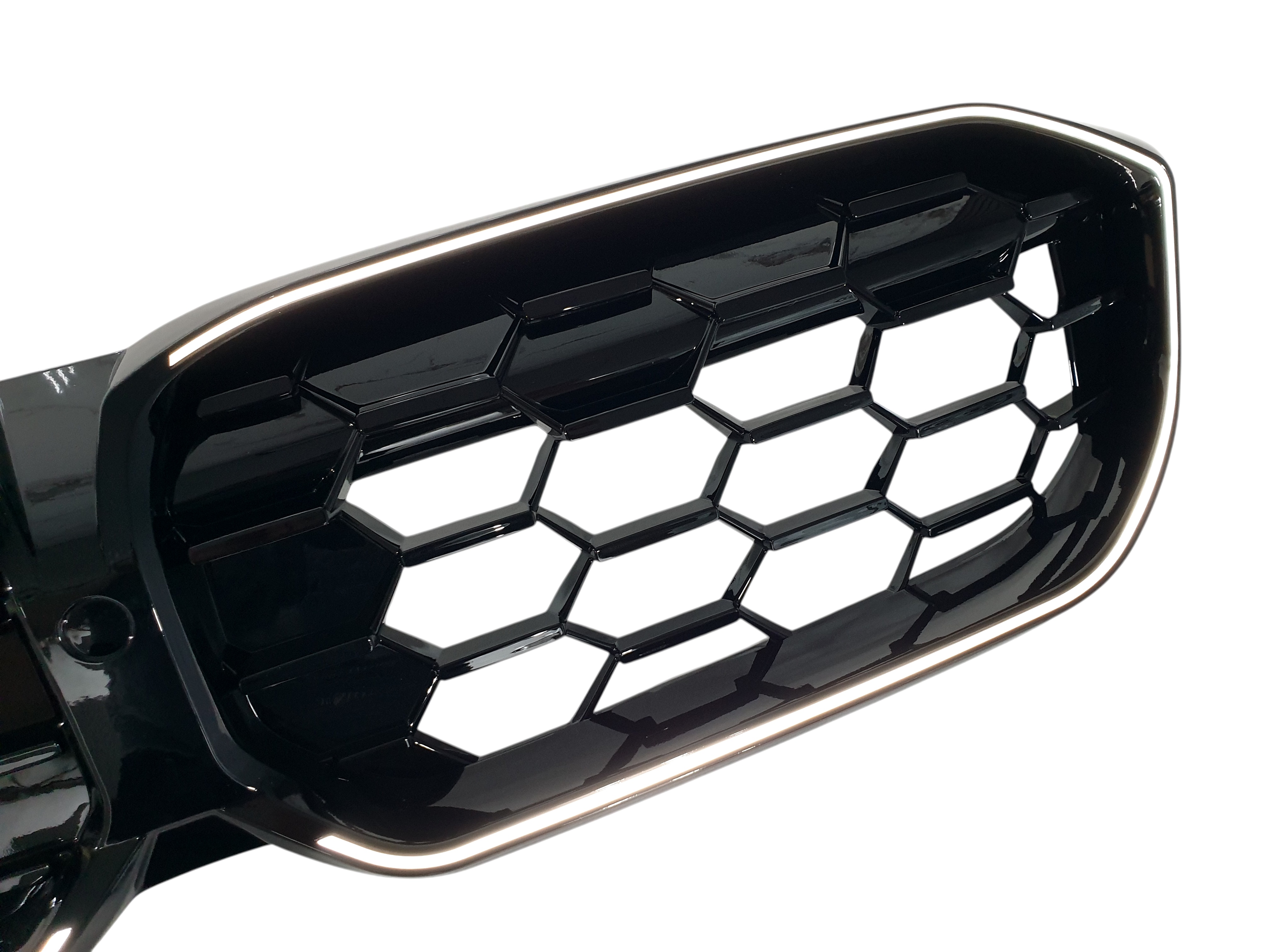 Ніздрі Чорний глянець LED (Iconic Glow) Diamond на BMW 3 Series G20 / G21 2022-2024 року 2