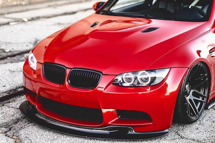 Накладка на передній бампер Lip GT4-Style (для M3, Карбон) 5